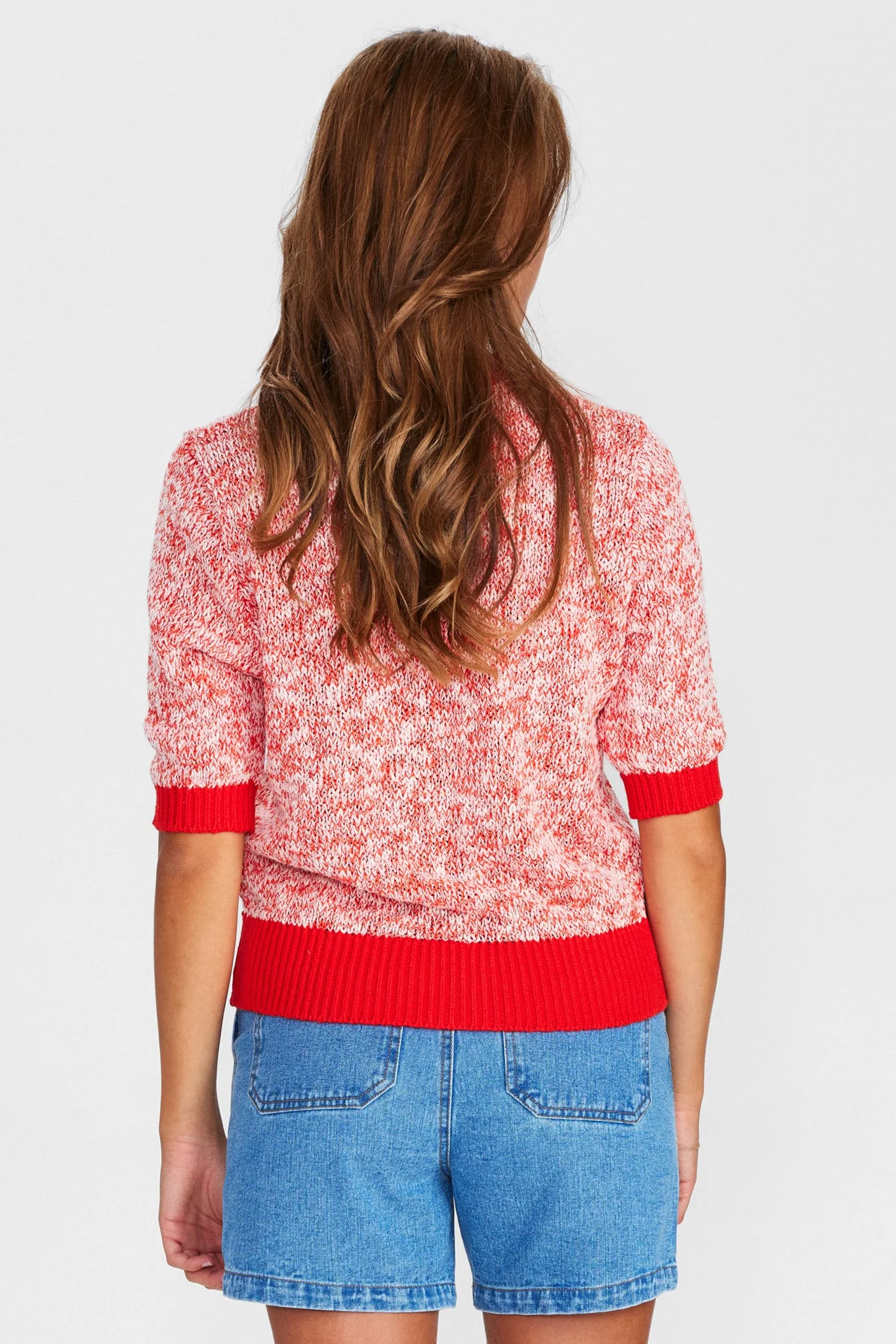 NUNINA CARDIGAN - Cherry Tomato - Image 2