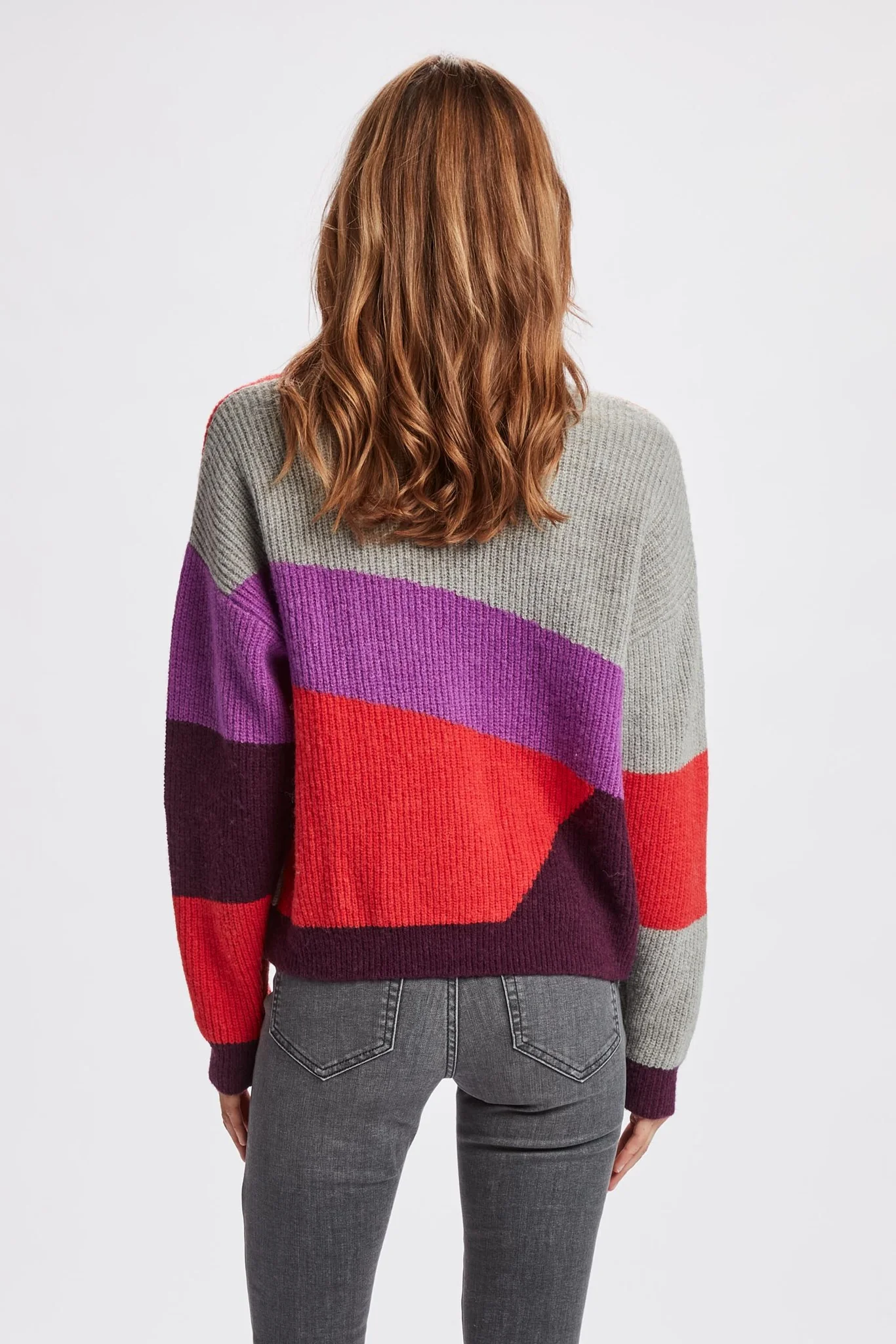 NUNINA PULLOVER BF - Medium Grey mel - Image 2