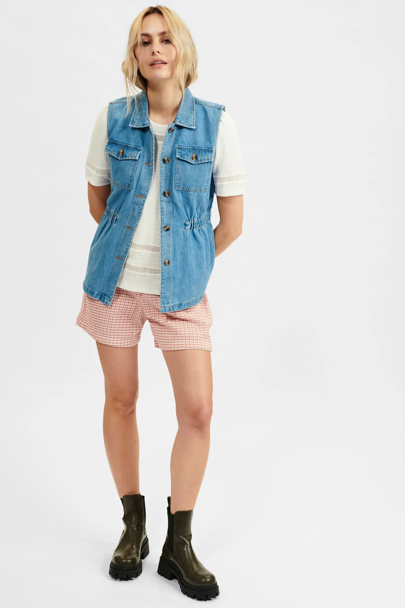 NUNINNA  DENIM SHIRT  - Light Blue Denim - Image 3
