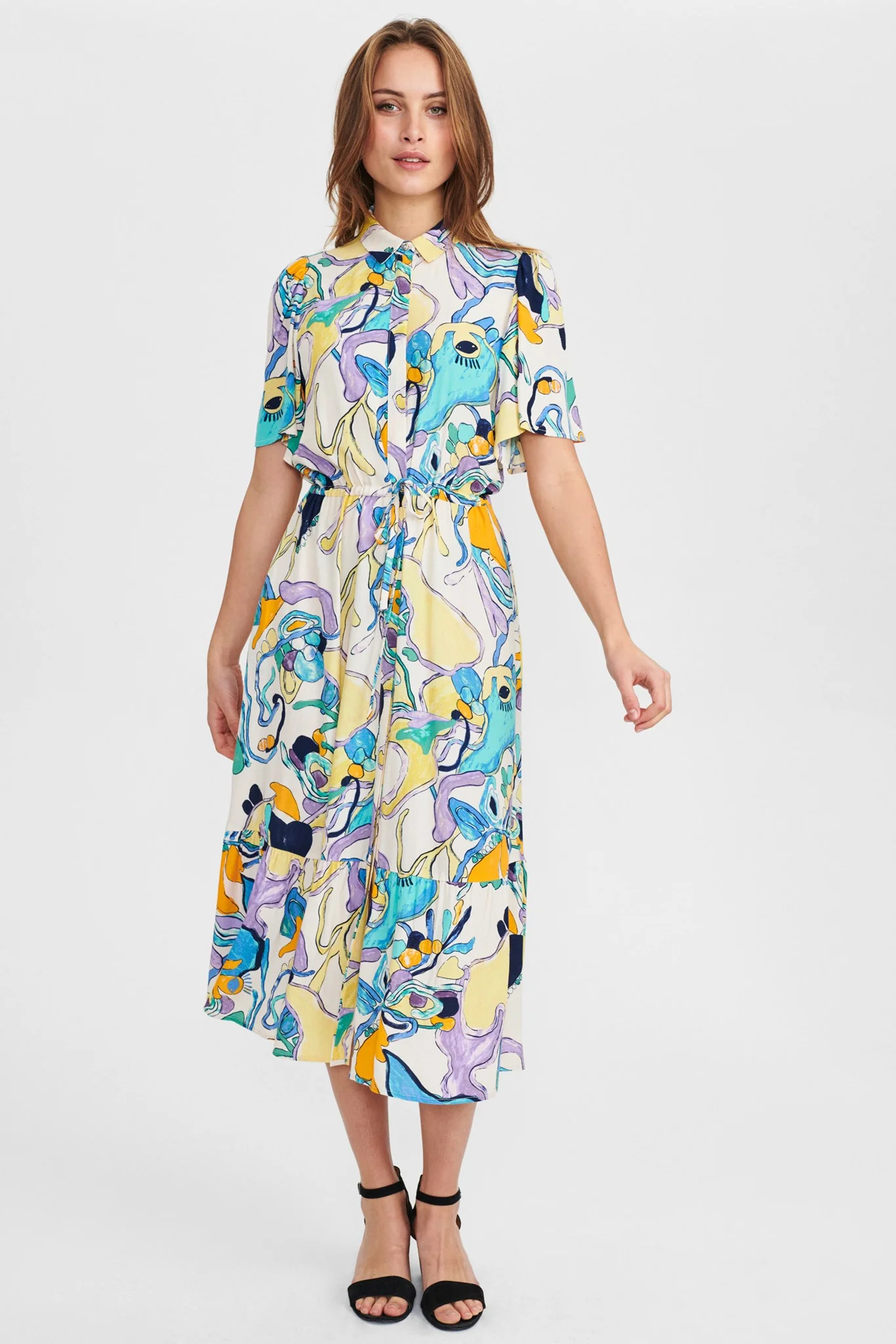 NUNINNA DRESS - Mixed Colors