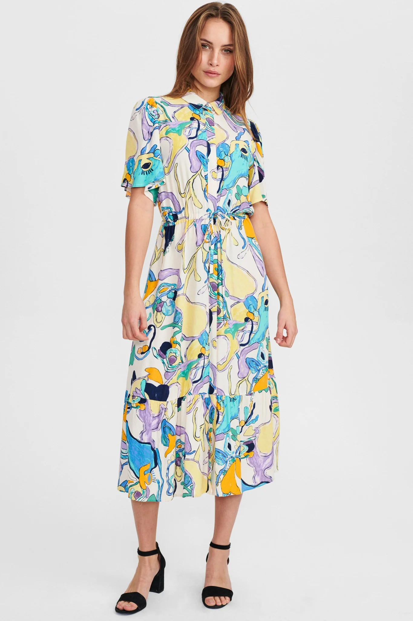 NUNINNA DRESS - Mixed Colors - Image 3