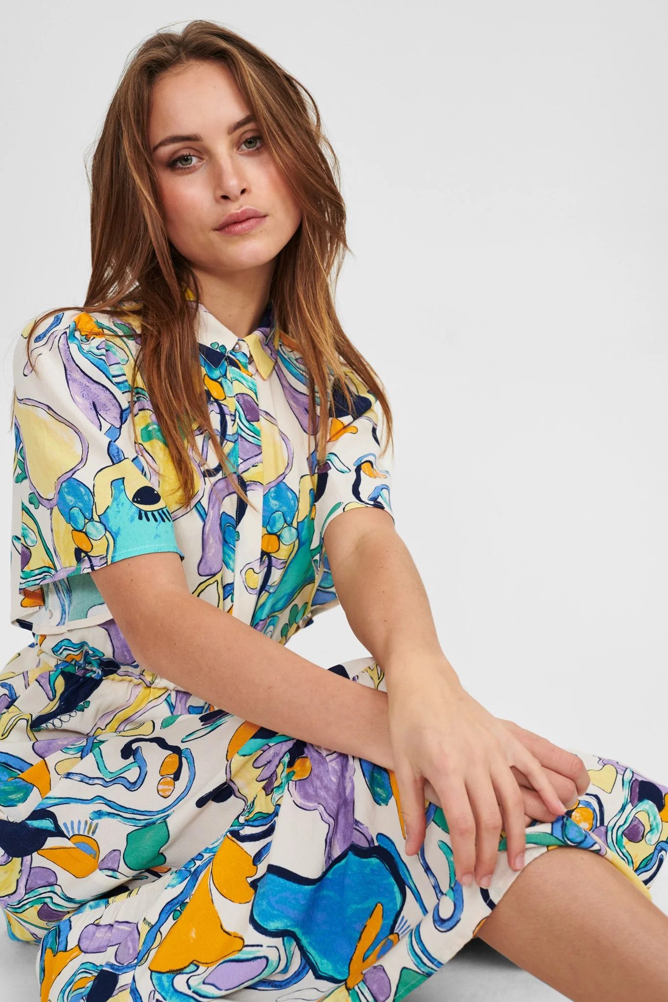 NUNINNA DRESS - Mixed Colors - Image 6