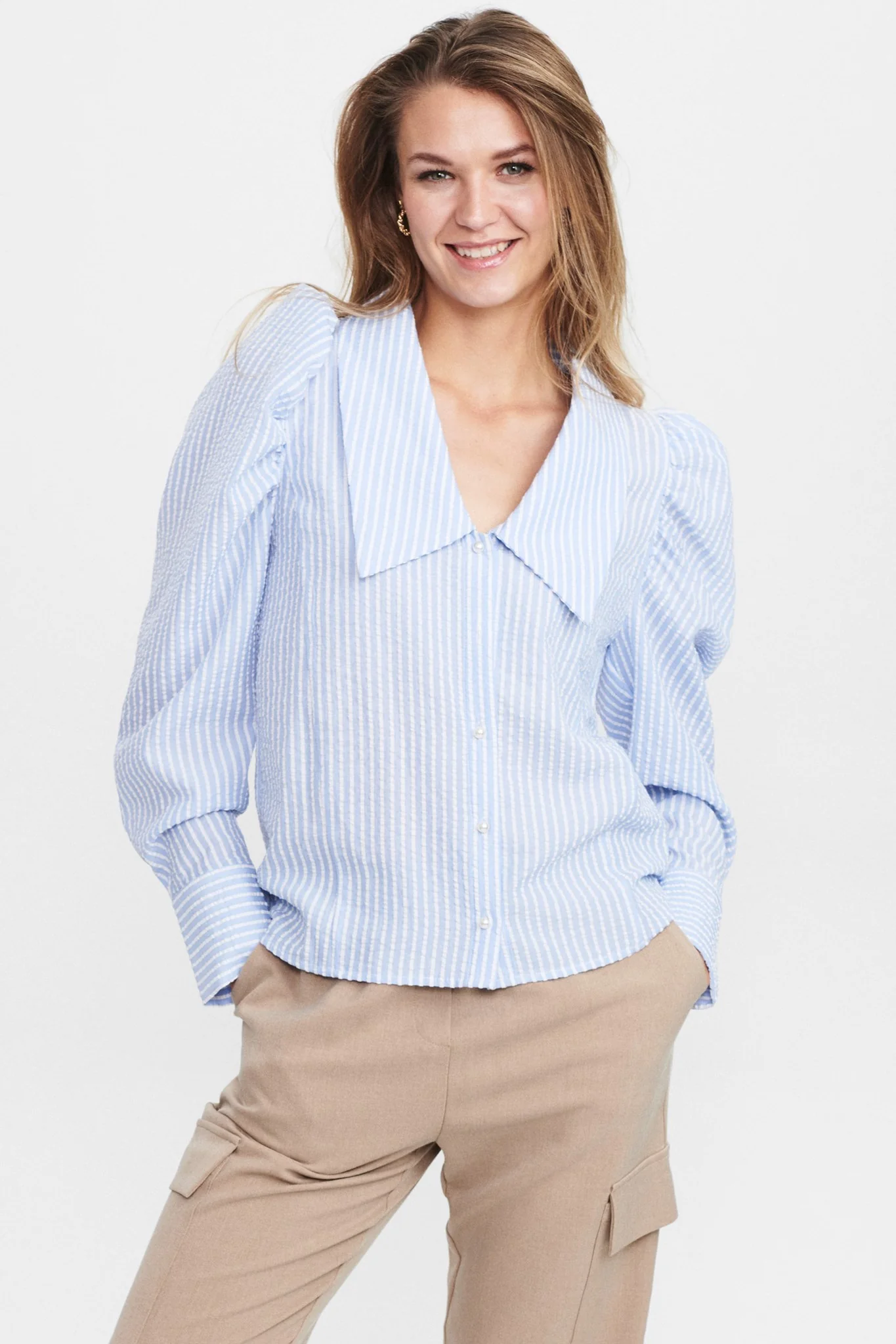 NUNINNA SHIRT - Della Robbia Blue