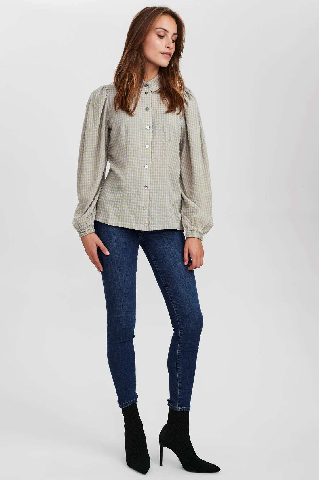 NUNOELLA SHIRT  - Agave green - Image 3