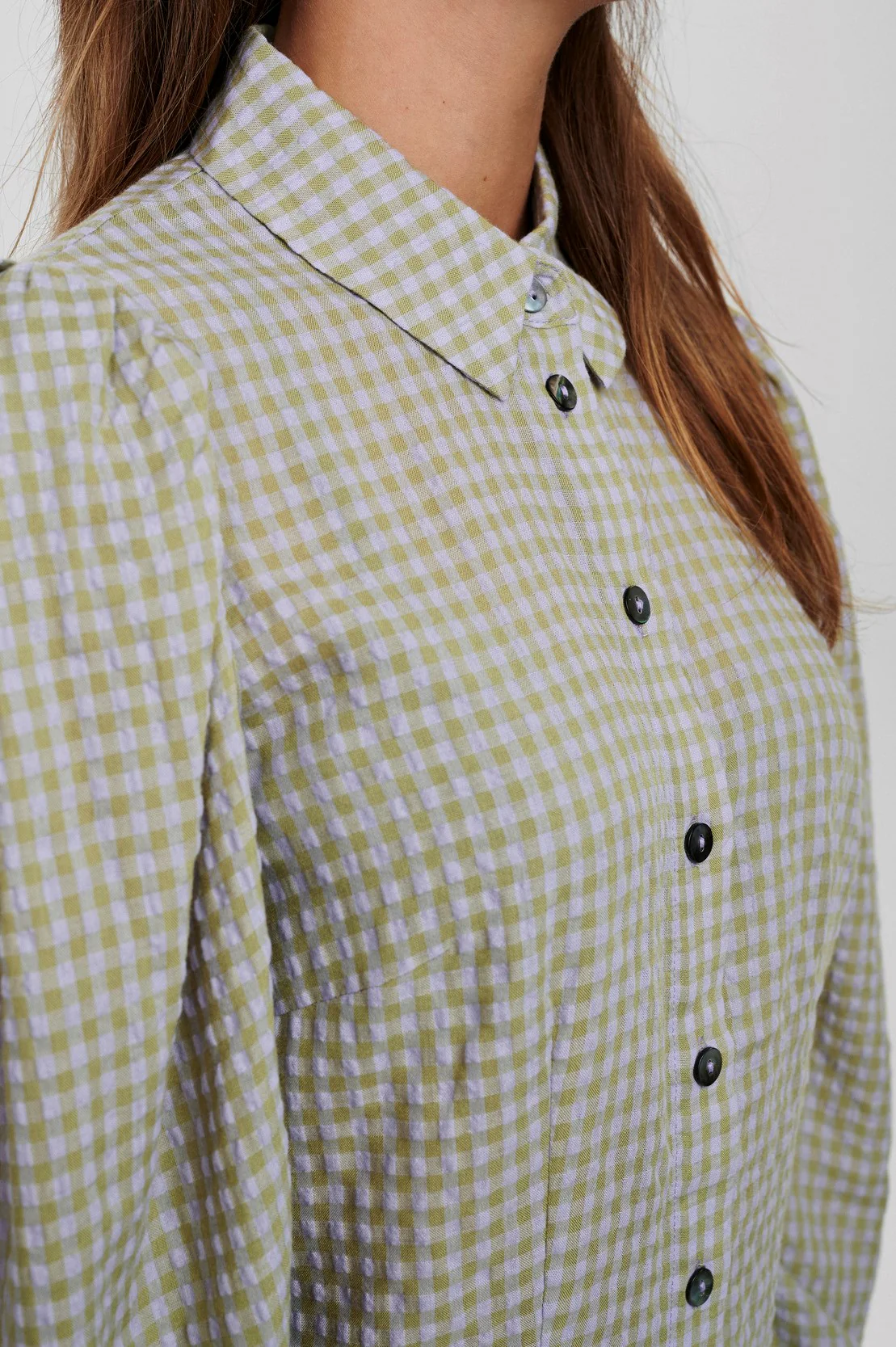 NUNOELLA SHIRT  - Agave green - Image 5