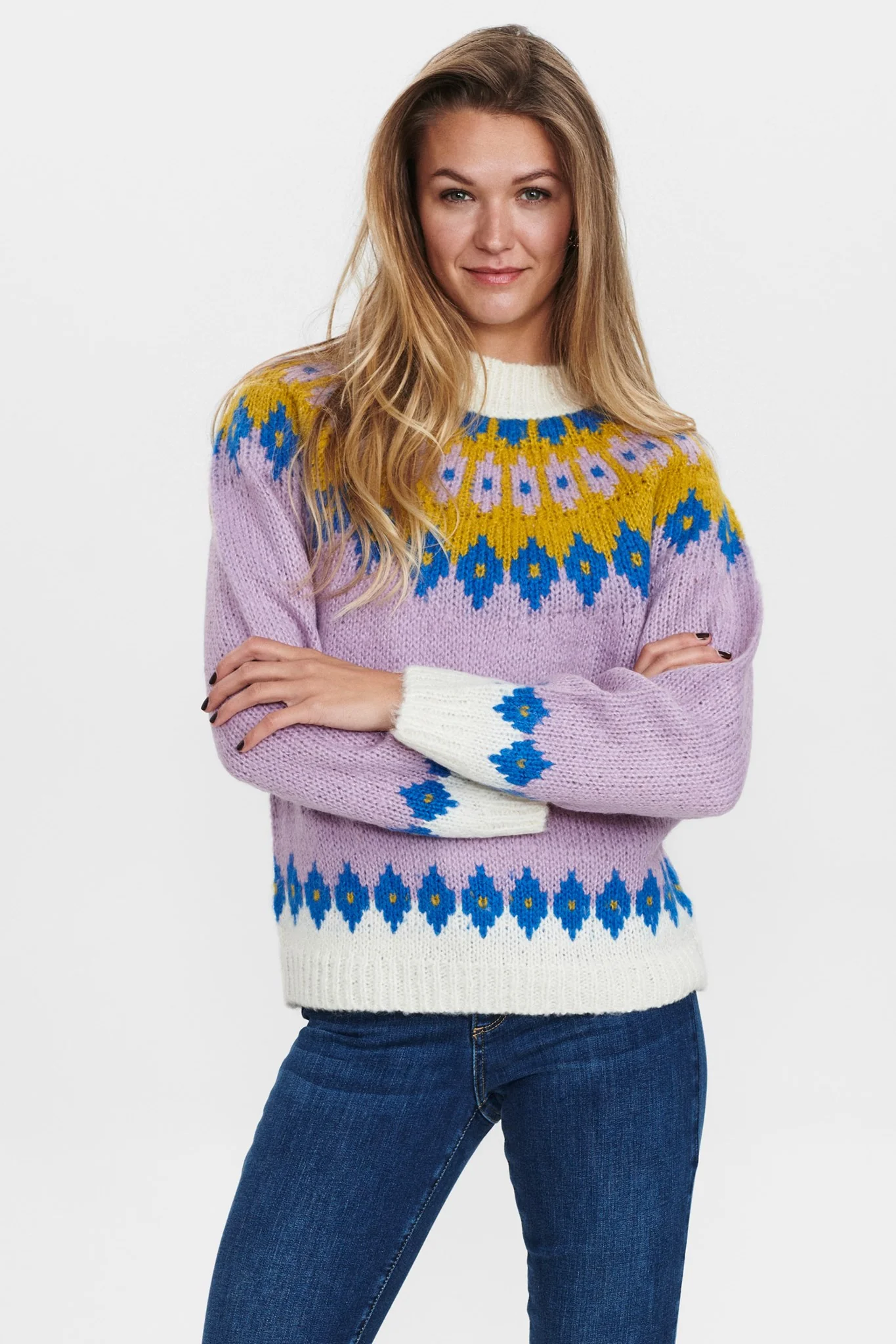 NUNORDI PULLOVER - Lilac Breeze
