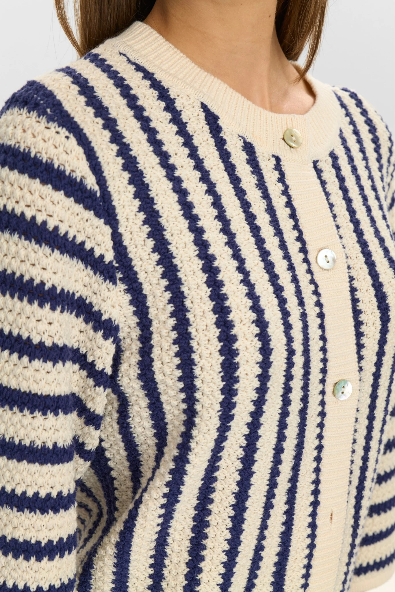 NUNUELLE SS CARDIGAN - Blueprint - Image 4