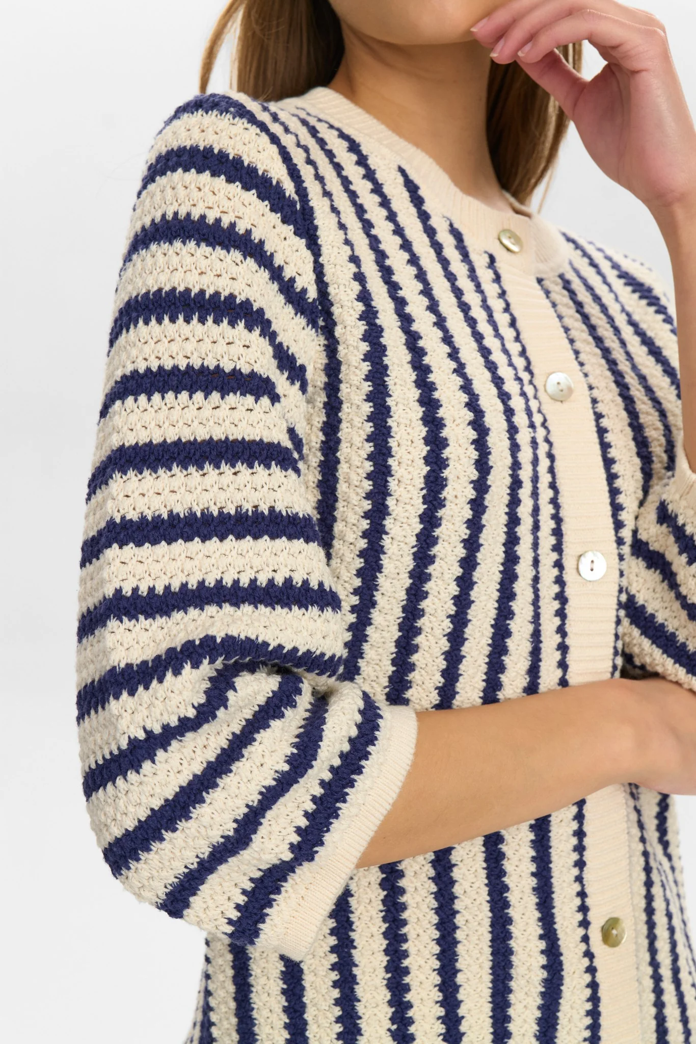 NUNUELLE SS CARDIGAN - Blueprint - Image 5
