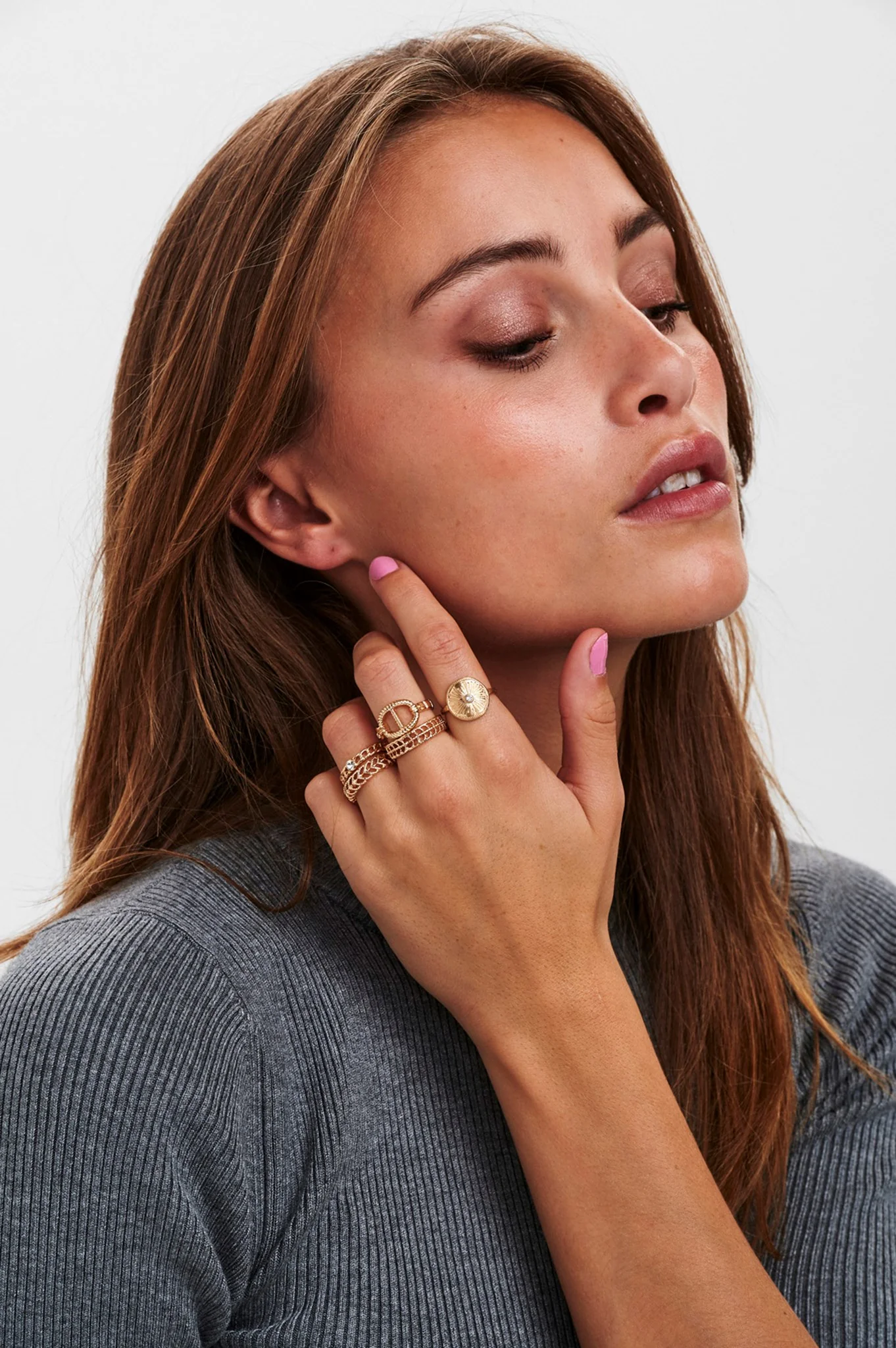 NUOLPA RING 4-PACK - Gold