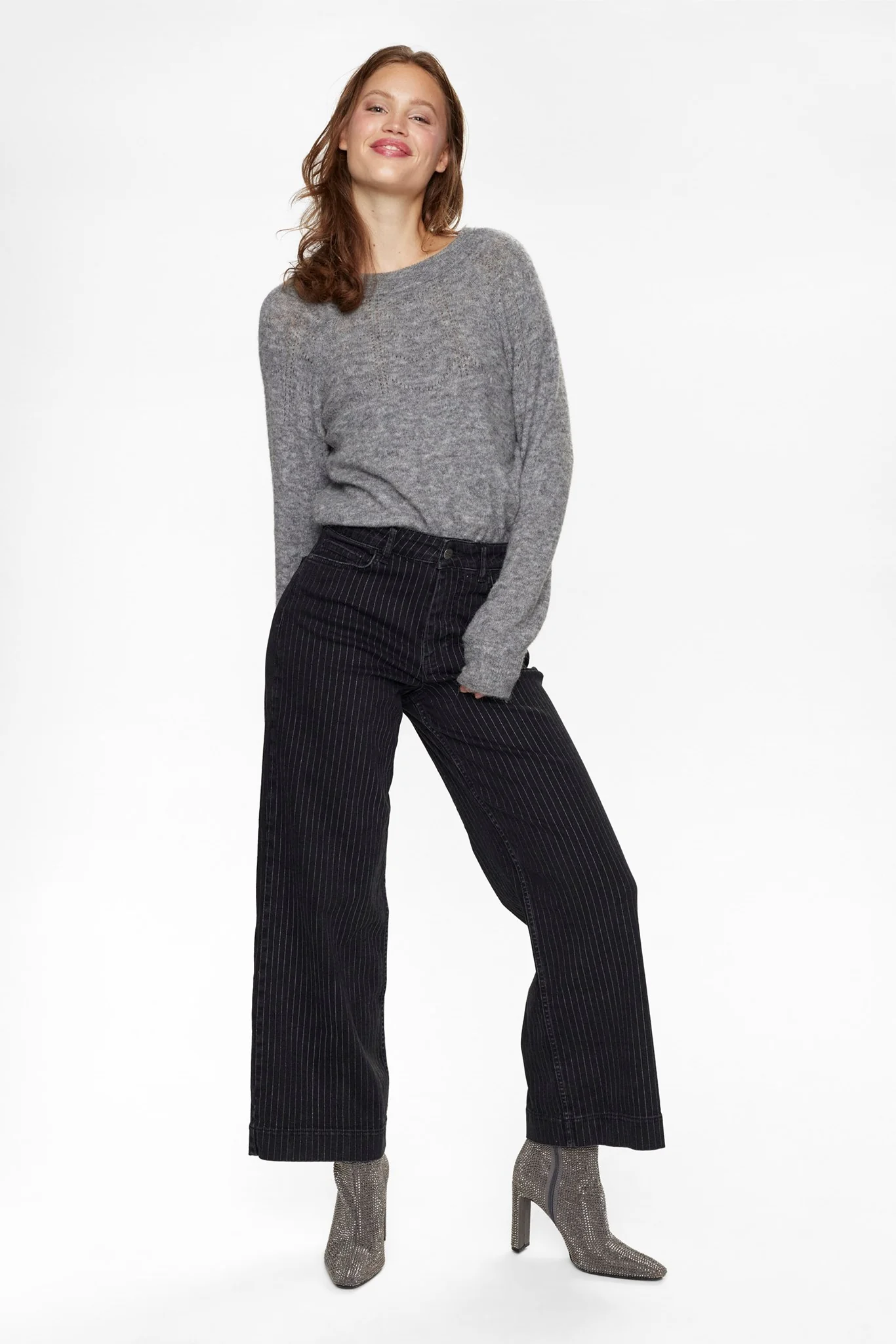 NUPARIS CROPPED JEANS  GLAM  - Caviar - Image 3