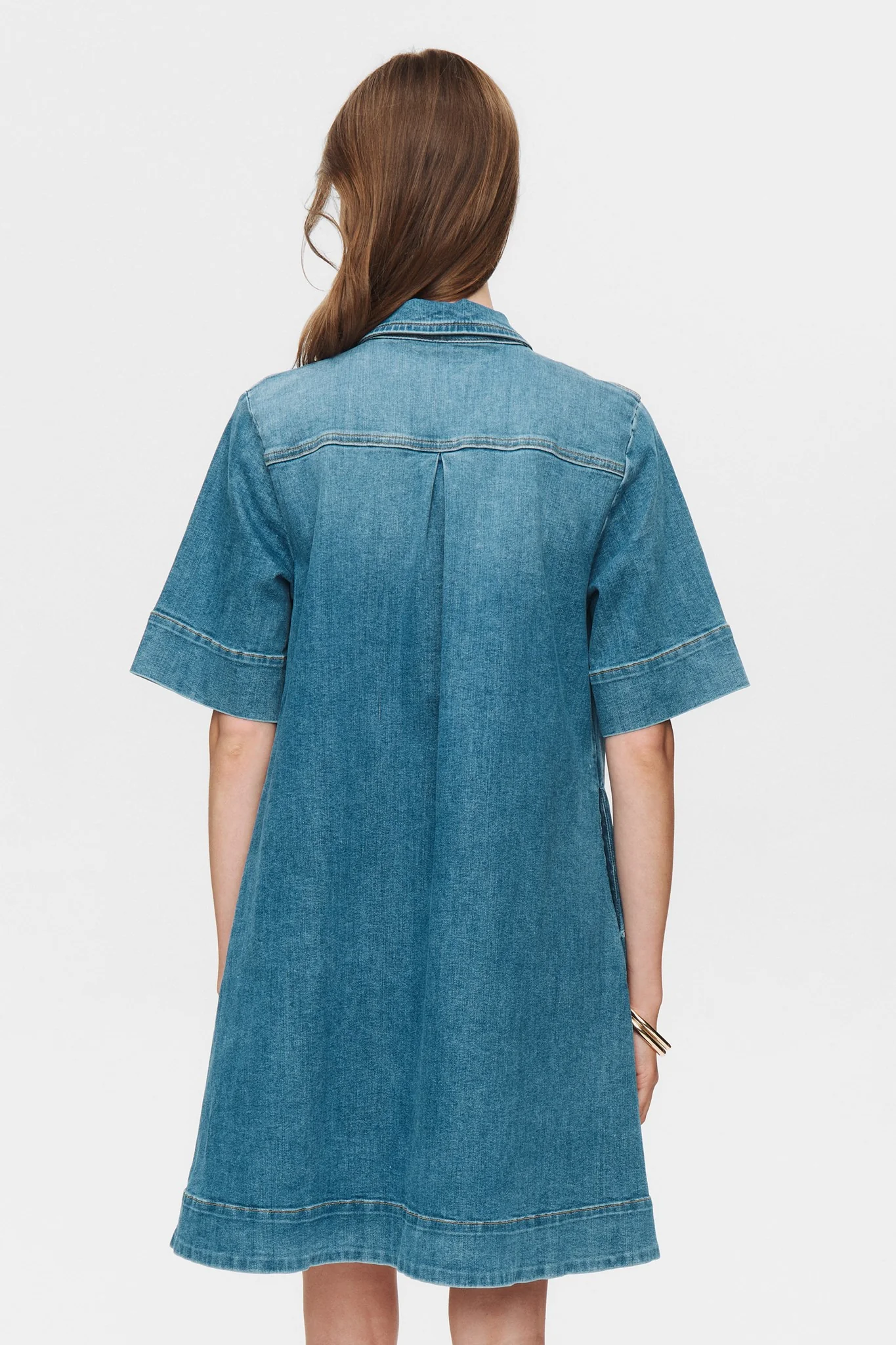 NUPARIS DRESS - Light Denim Blue 2 - Image 2