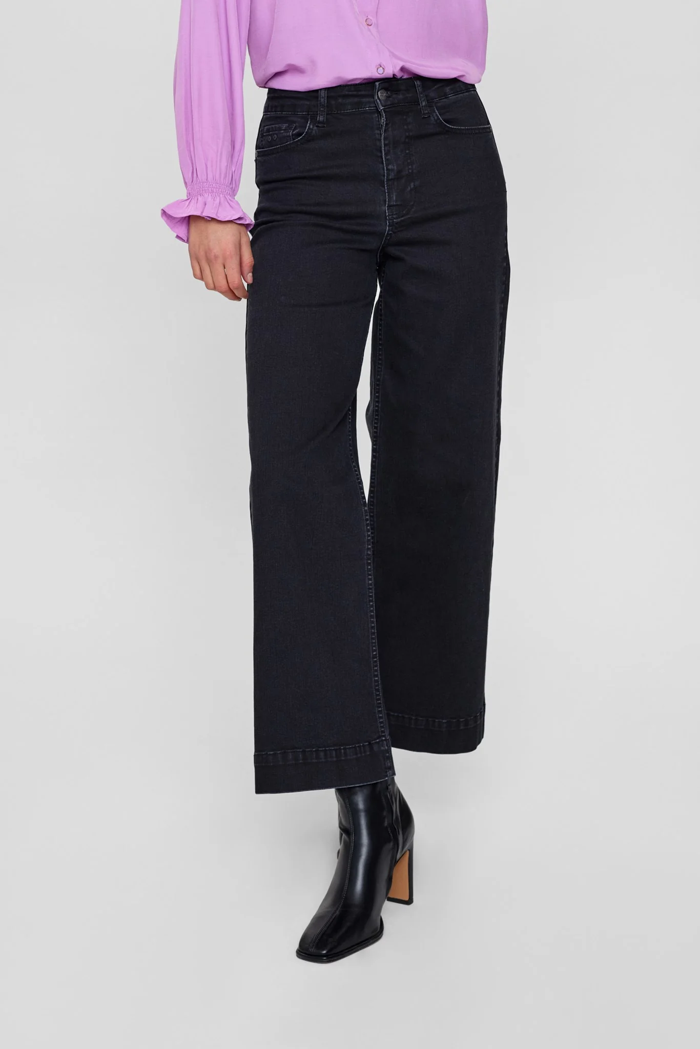 NUPARIS JEANS CROPPED - BLACK - Pirate Black