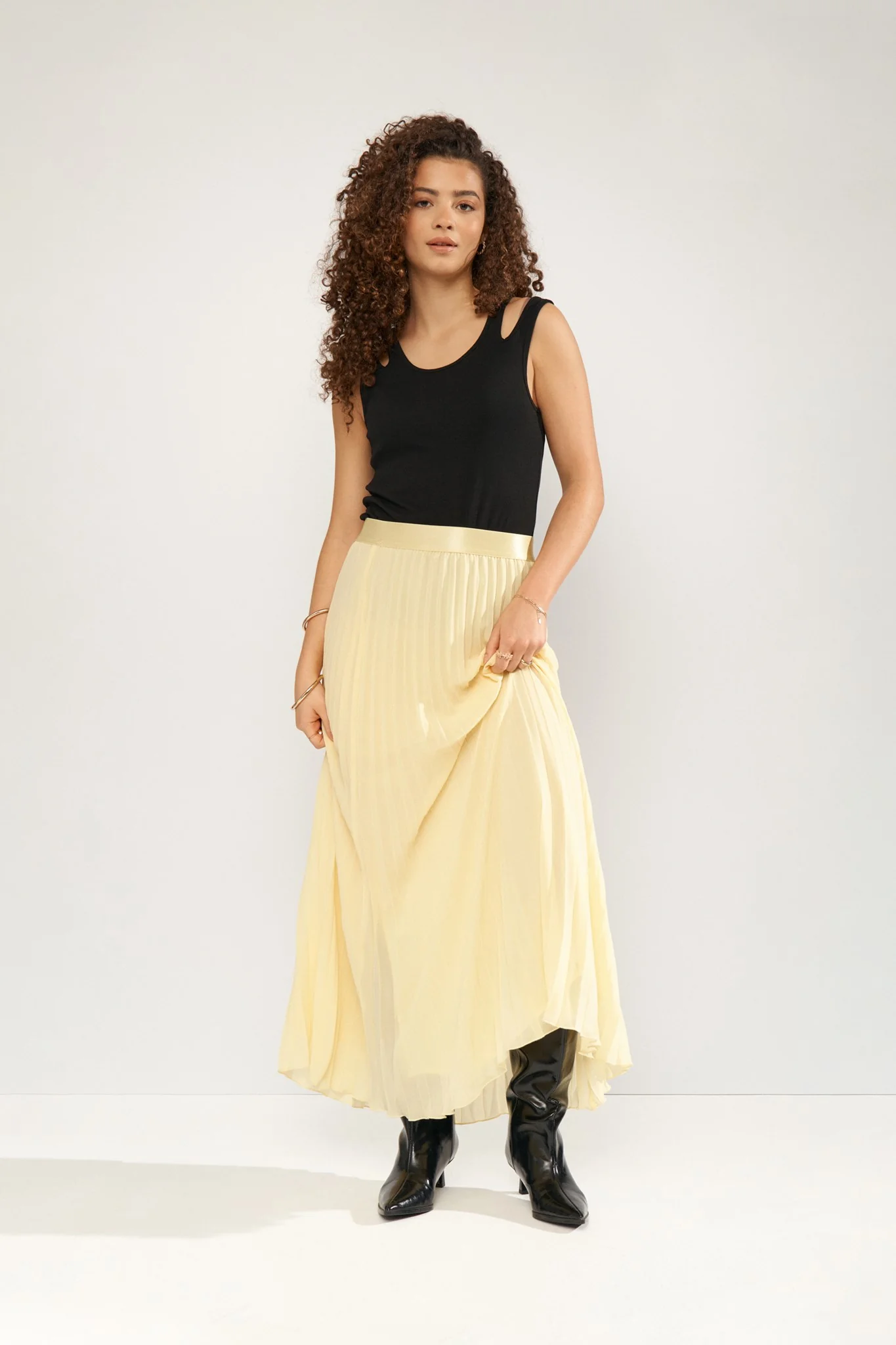 NUPARISA SKIRT - Popcorn