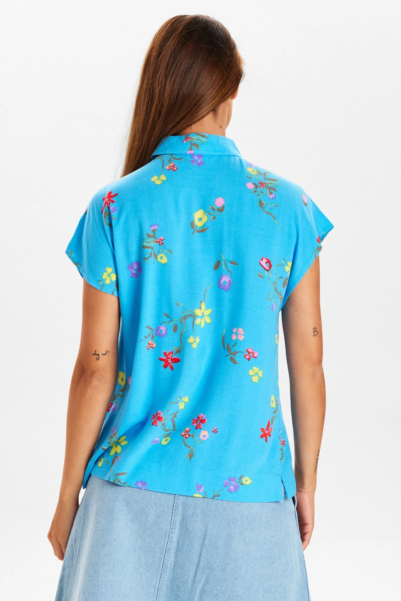 NUPAYANA SLEEVELESS SHIRT - Bonnie Blue - Image 2