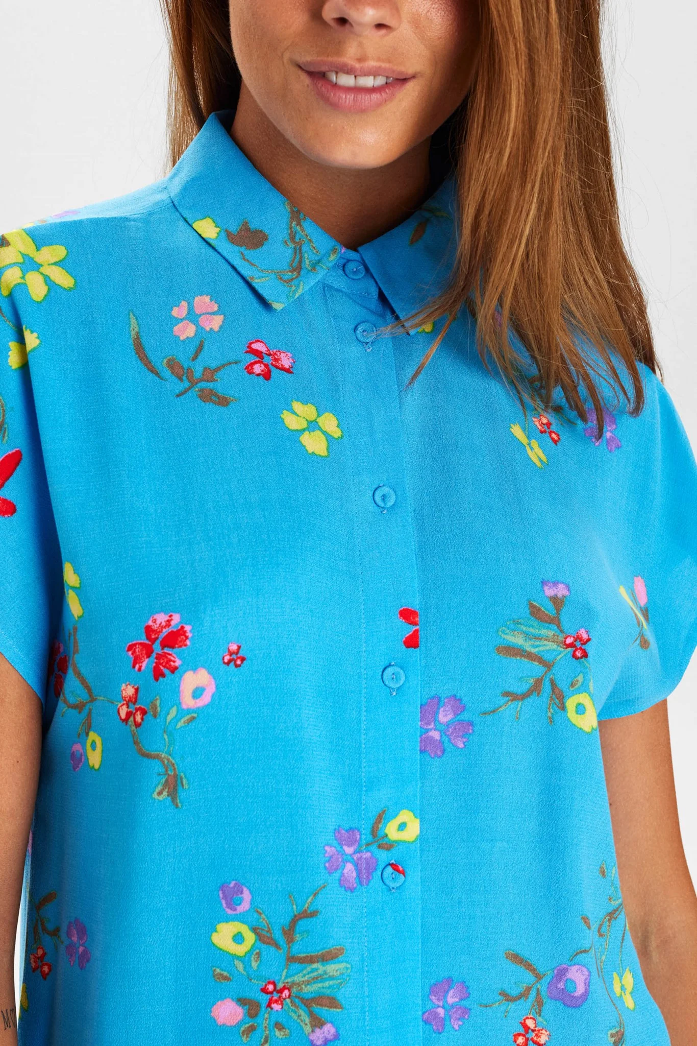 NUPAYANA SLEEVELESS SHIRT - Bonnie Blue - Image 4