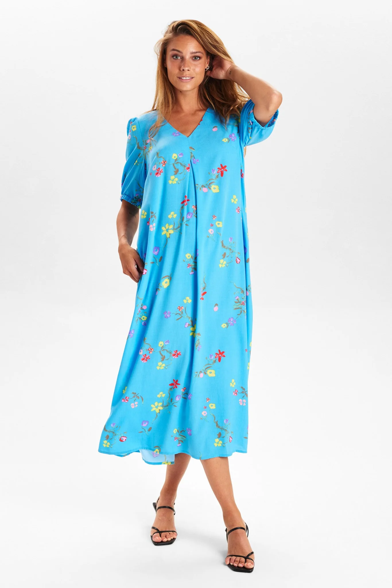 NUPAYANA SS DRESS - Bonnie Blue - Image 3