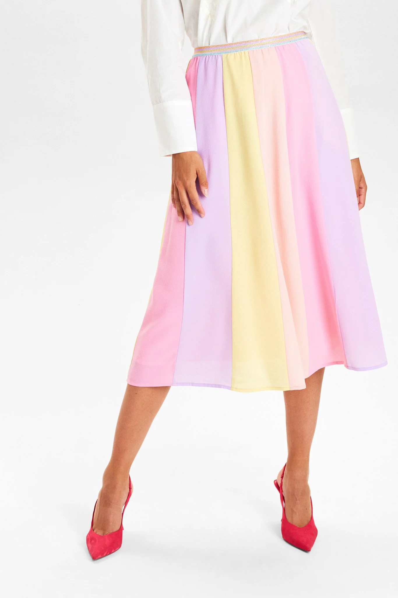 NUPENELOPE SKIRT - Peach Melba