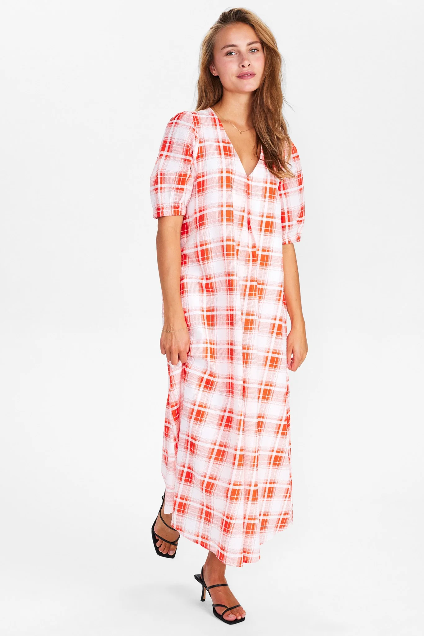 NUPERNILLA DRESS - Cherry Tomato - Image 3
