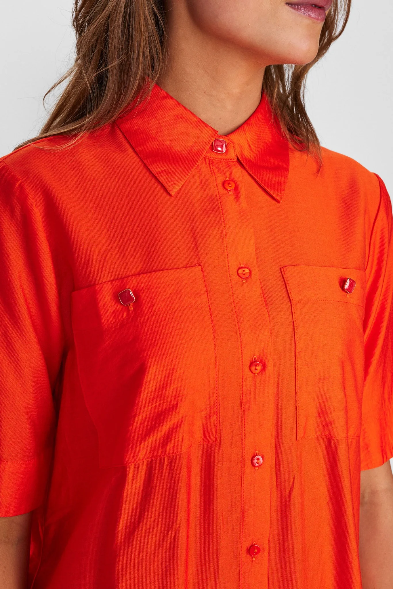 NUPIL SHIRT - Cherry Tomato - Image 4