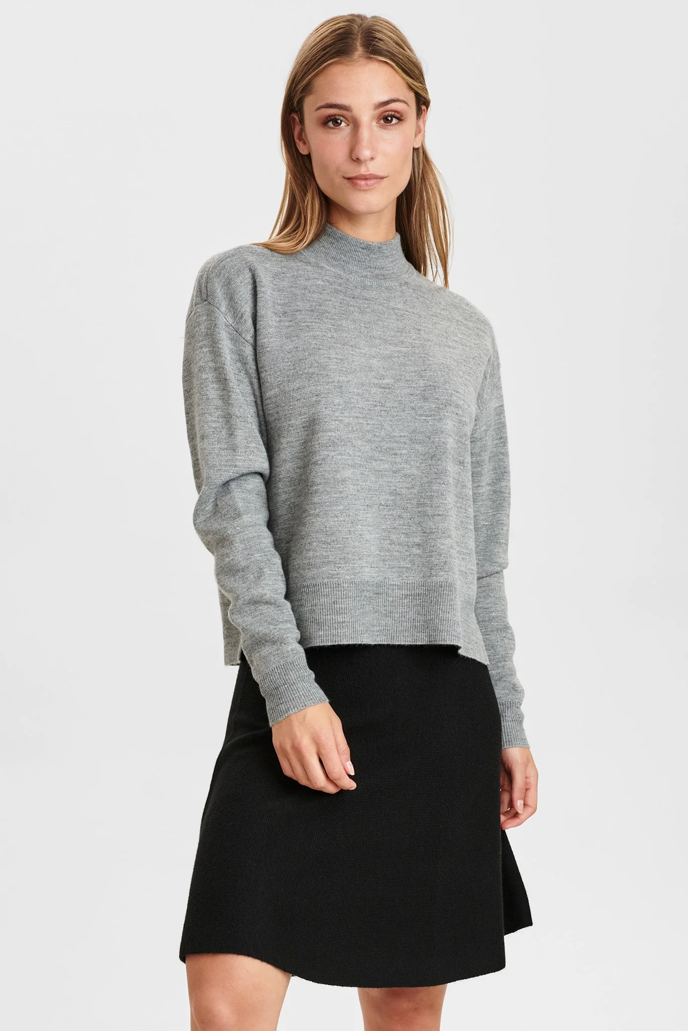NUPILLYWOOLI PULLOVER - Light grey mel