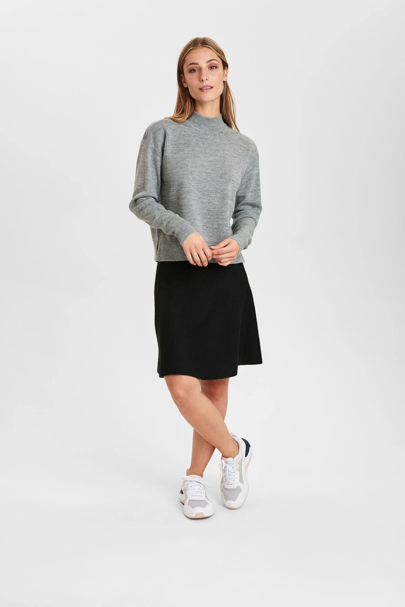 NUPILLYWOOLI PULLOVER - Light grey mel - Image 3