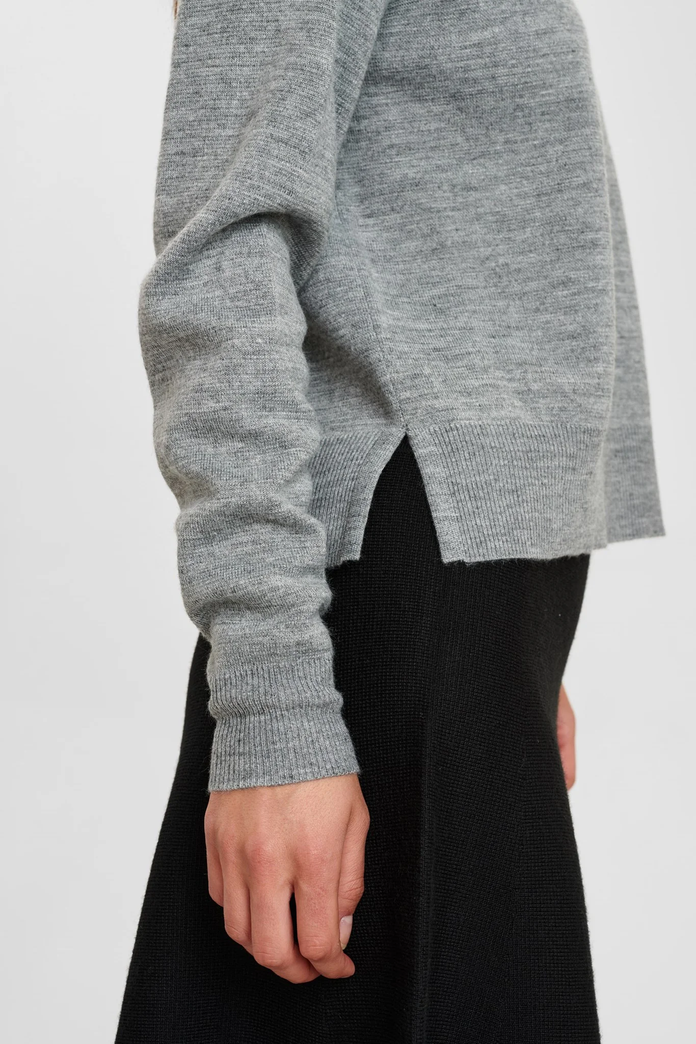 NUPILLYWOOLI PULLOVER - Light grey mel - Image 5