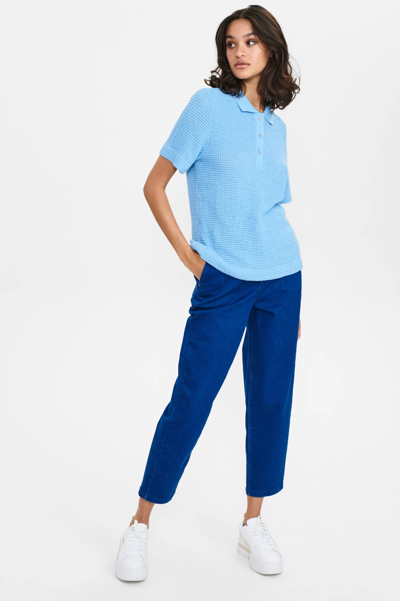 NUPOLO SHIRT  - Della Robbia Blue - Image 3