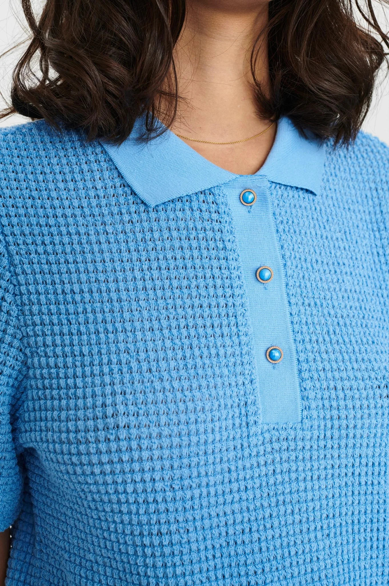NUPOLO SHIRT  - Della Robbia Blue - Image 4