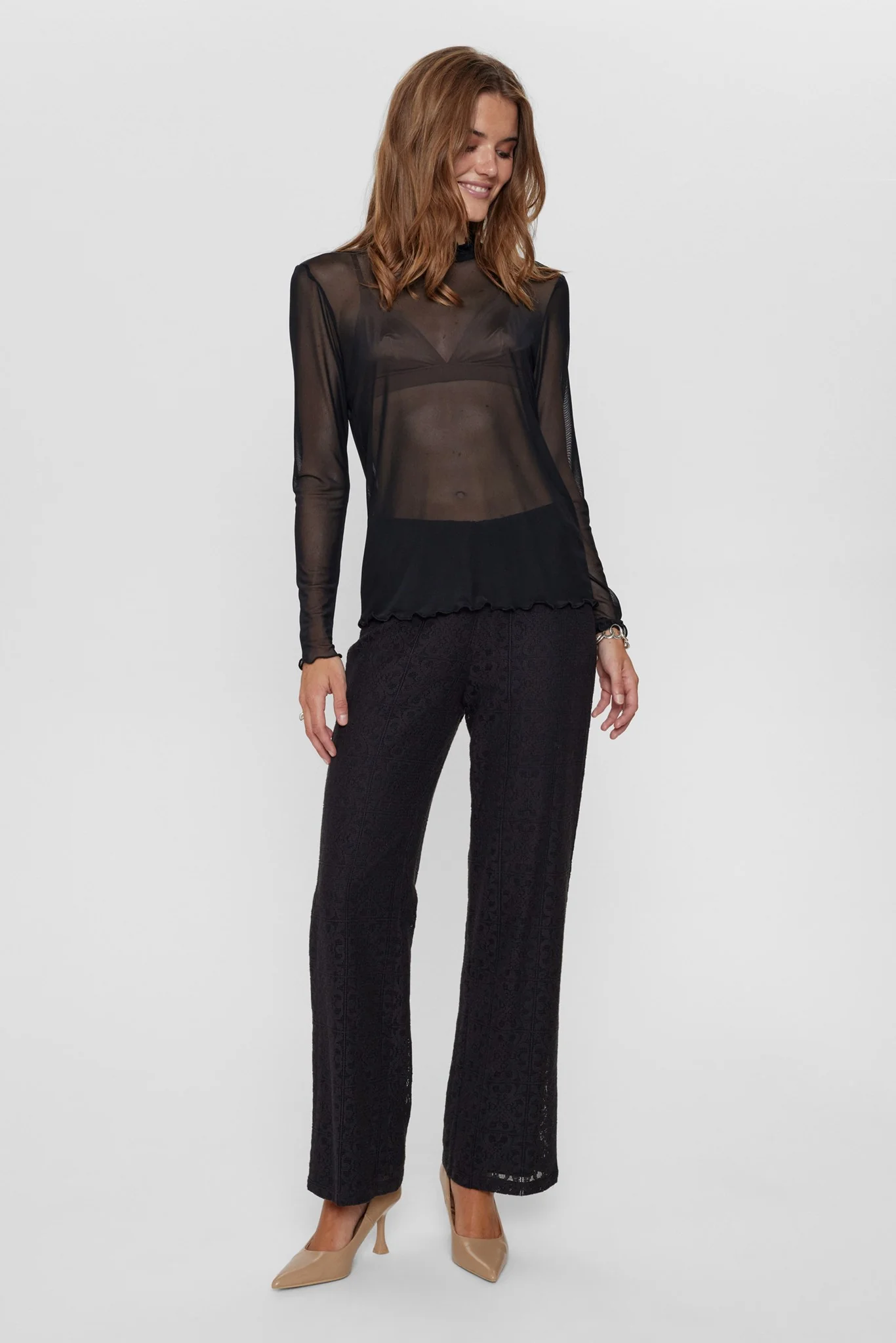 NUPOPPY BLOUSE - Caviar - Image 3