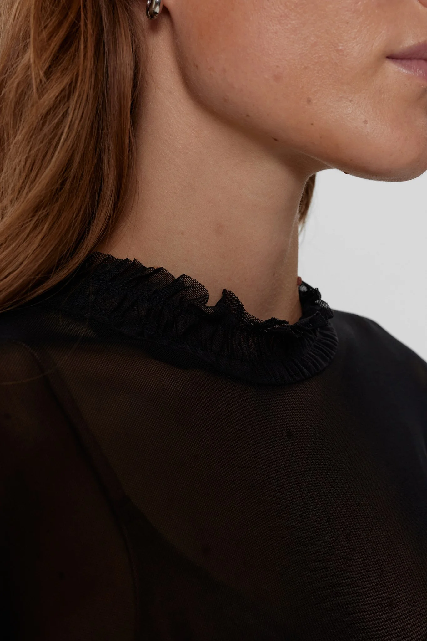 NUPOPPY BLOUSE - Caviar - Image 4