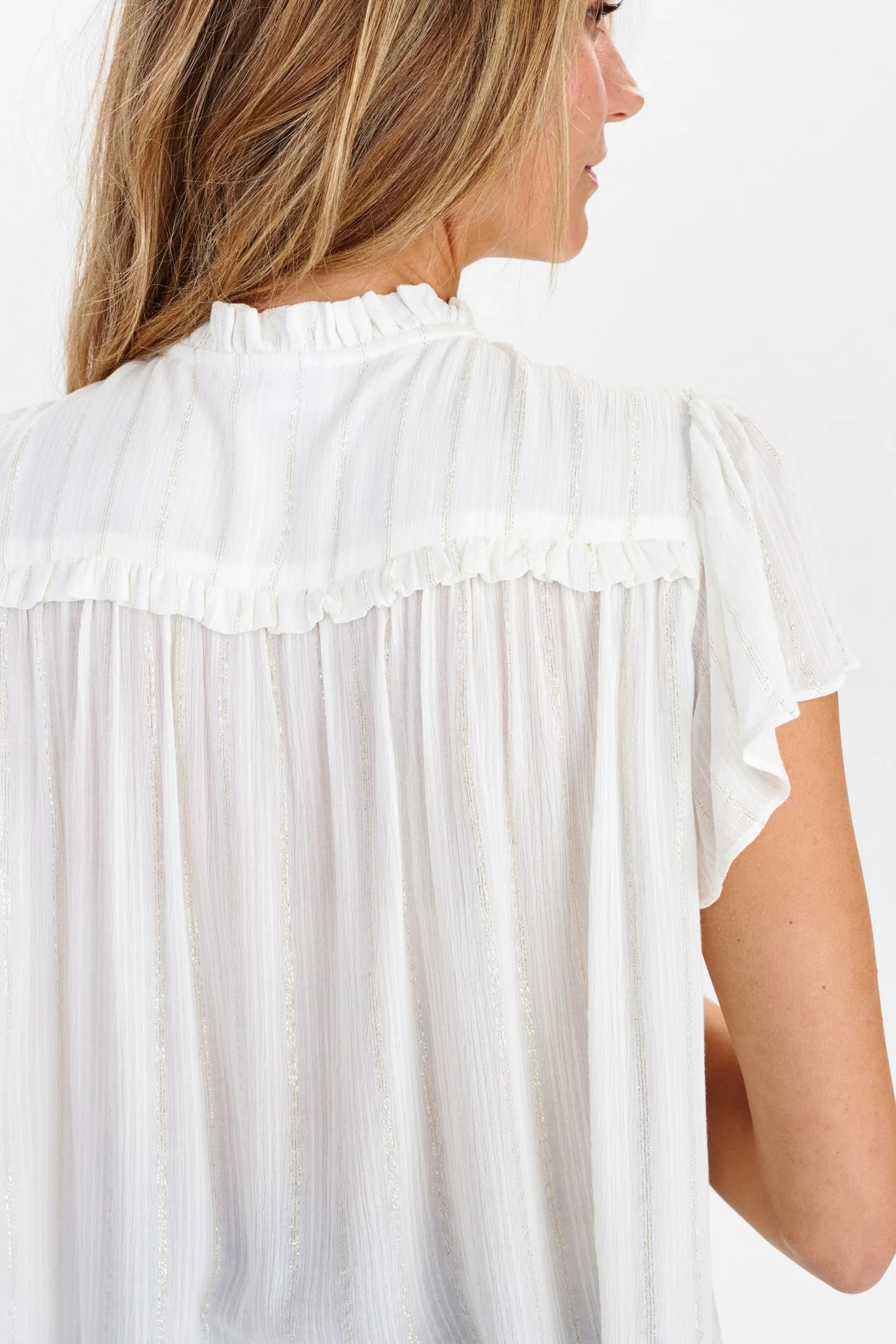NUPRIMULA BLOUSE - Cloud Dancer - Image 5