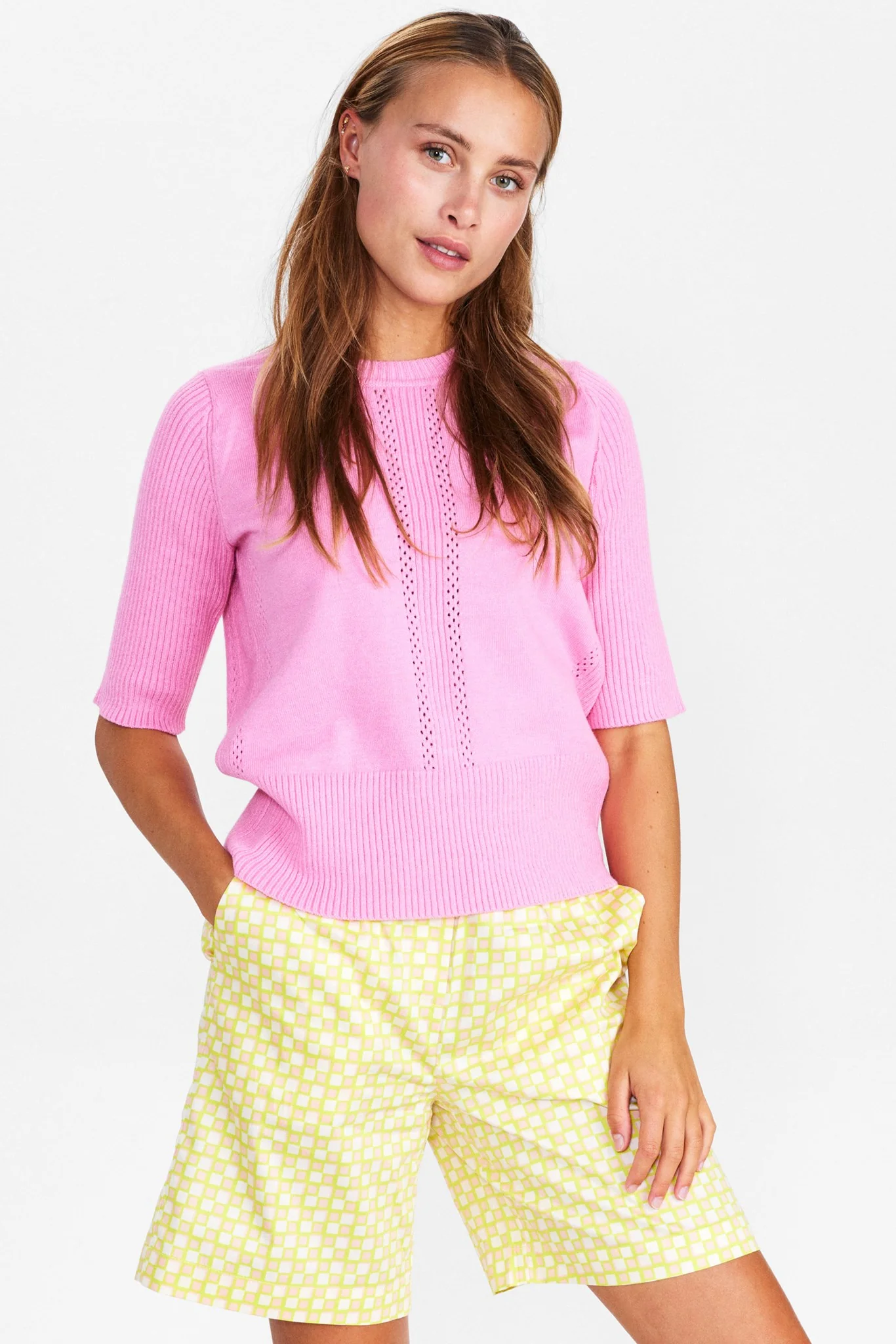 NUPUKKA SS PULLOVER - Begonia Pink