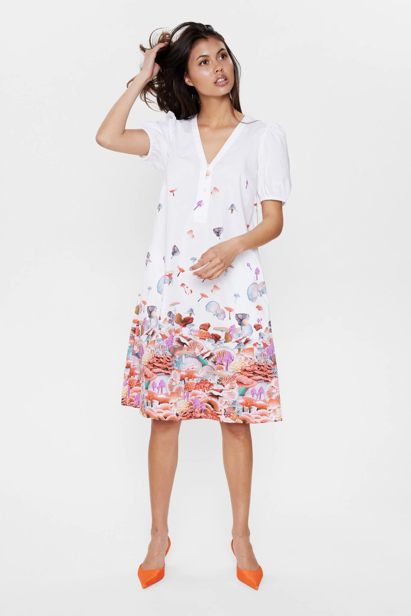 NURAGNA DRESS - Bright White - Image 3