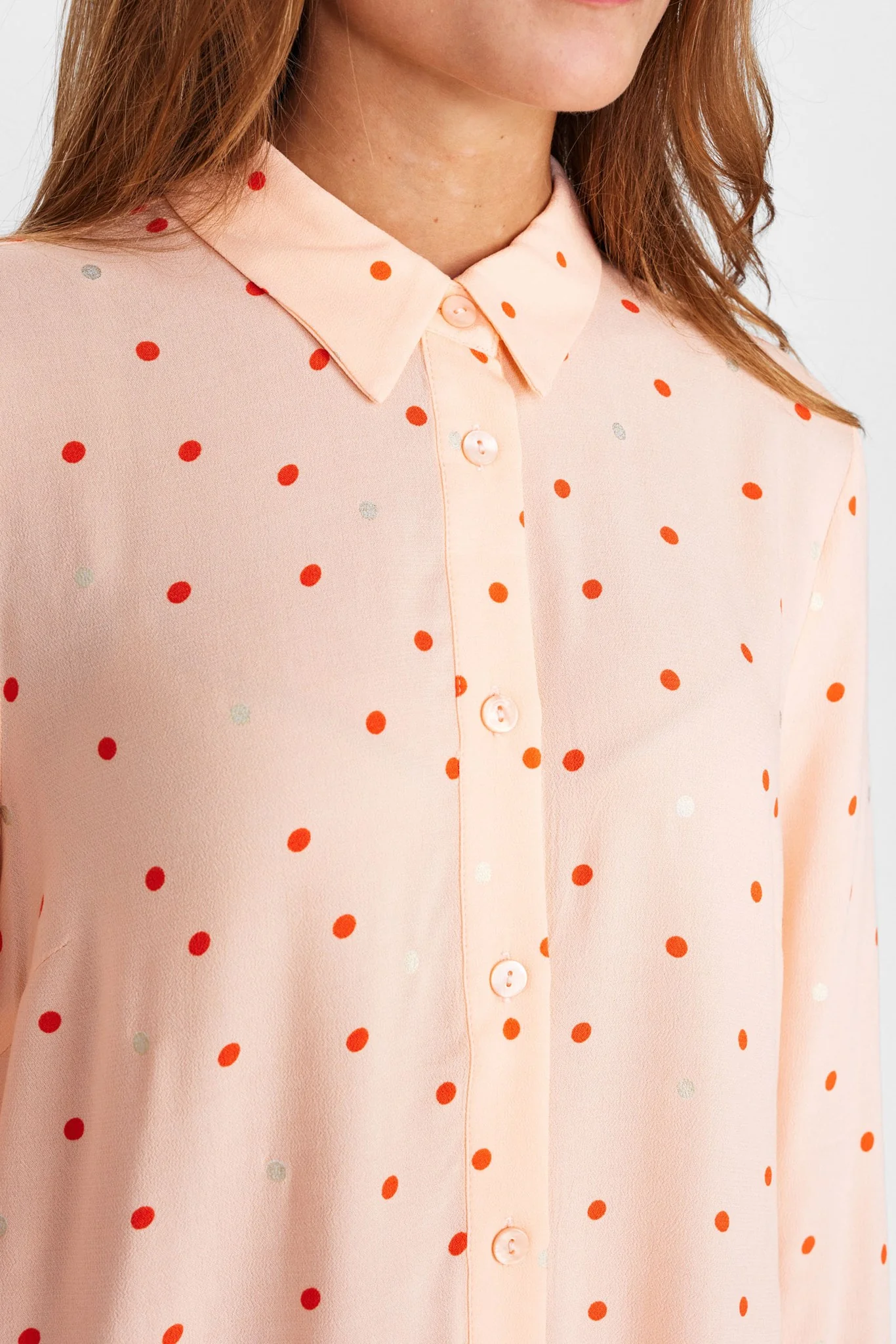 NUREBEKKA LS SHIRT - Peach Melba - Image 4