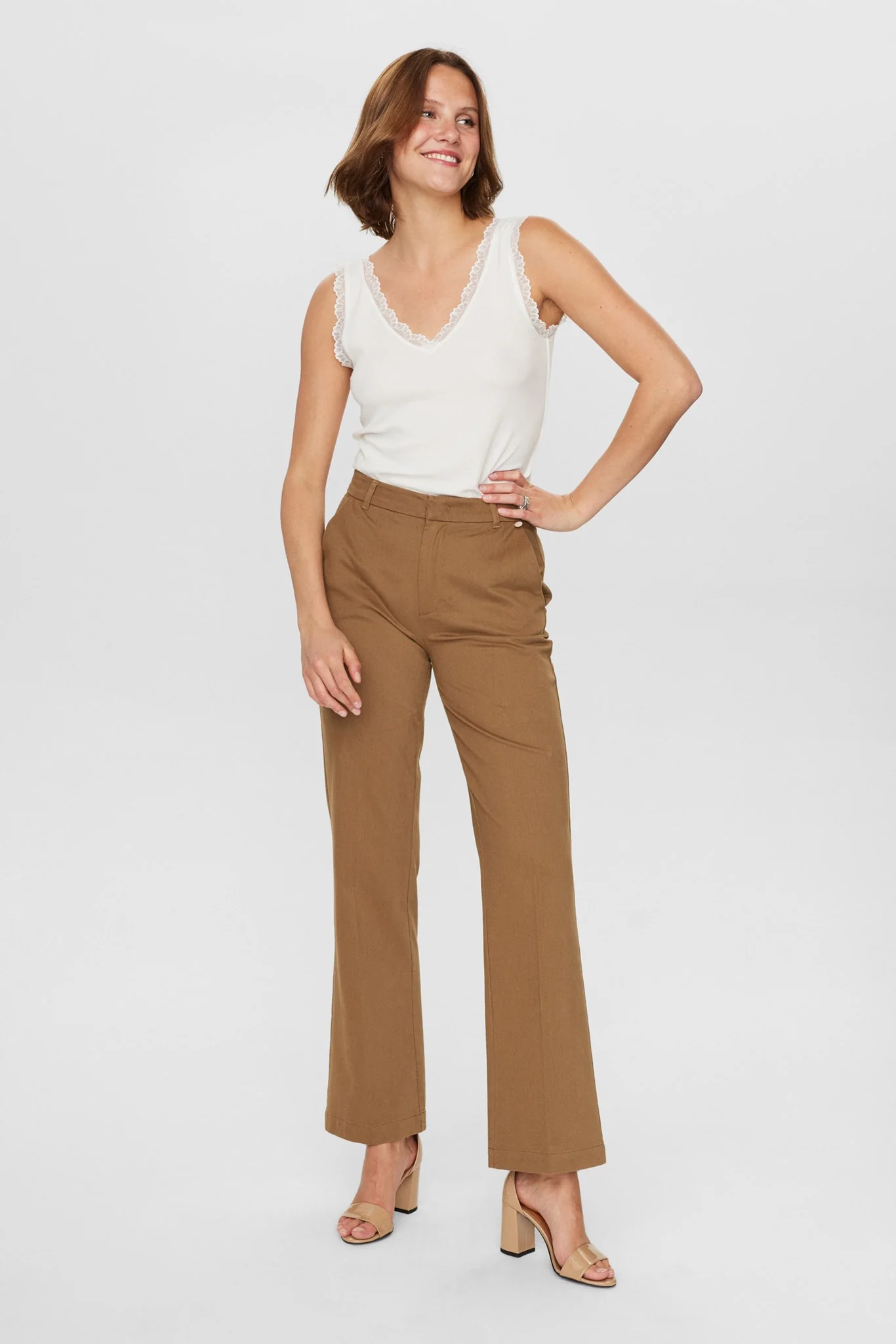 NUREGIT  FLAIR PANT  - Kangaroo - Image 3