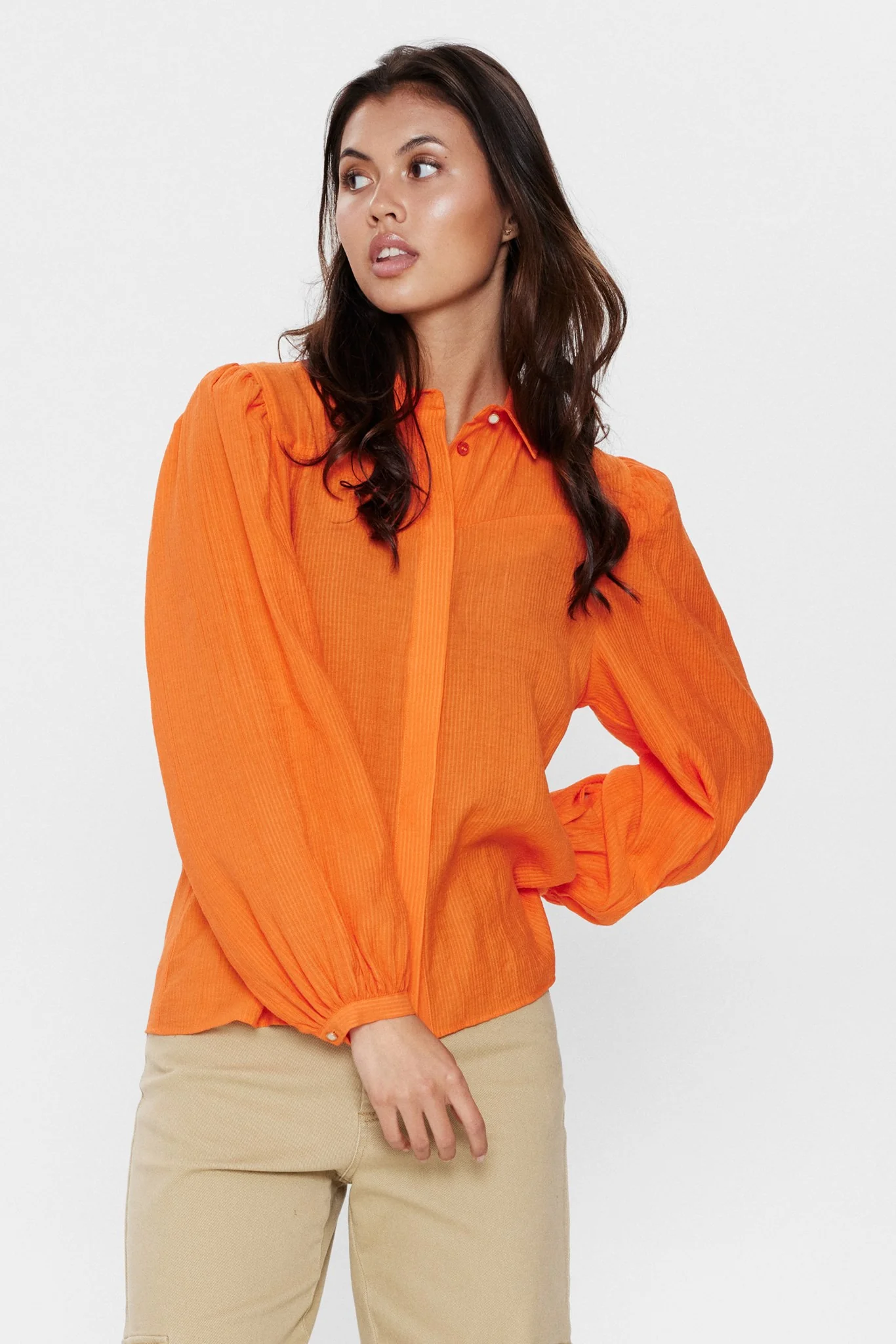 NUREGITSE SHIRT - Red Orange