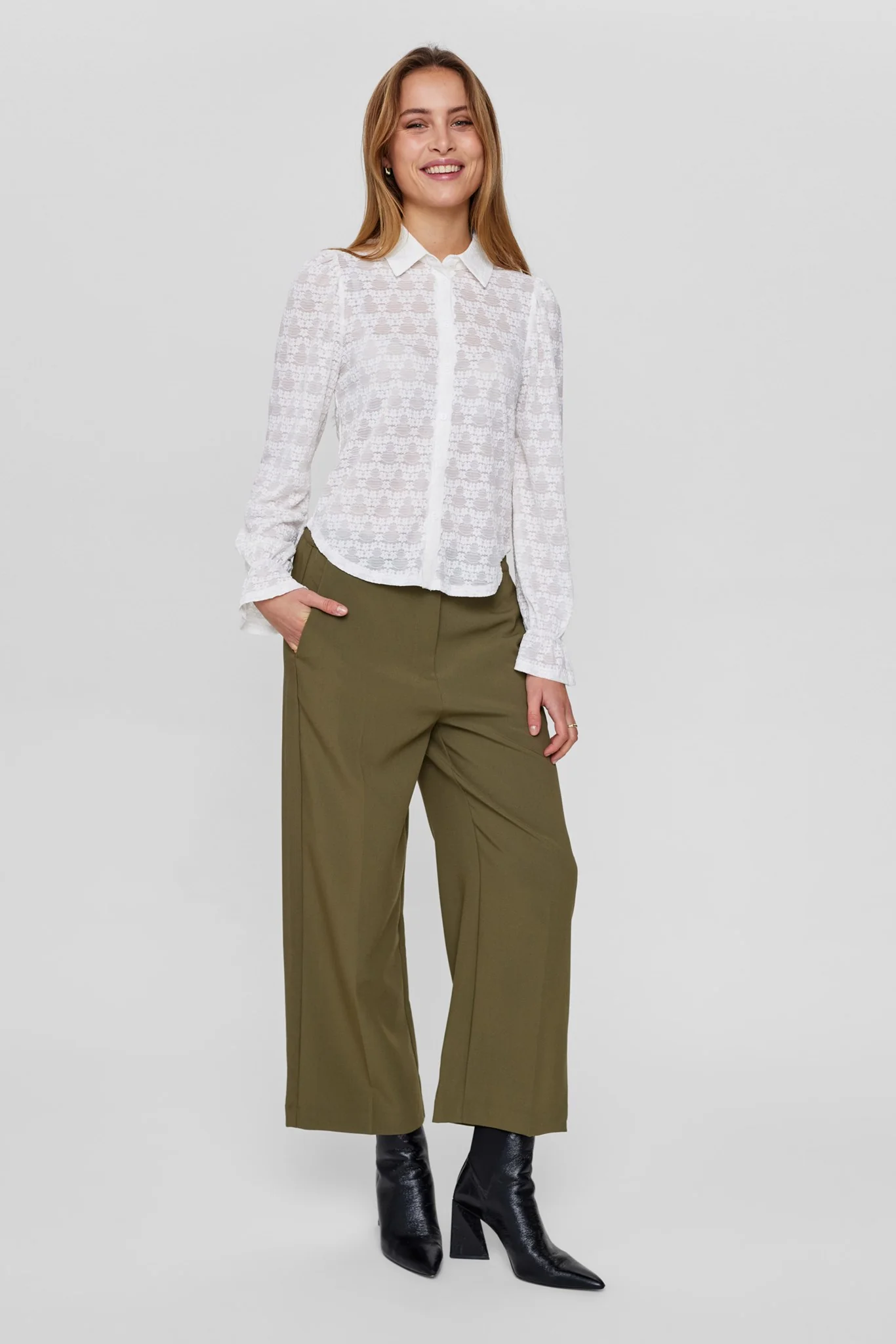 NURENE SHIRT - Cloud Dancer - Image 3