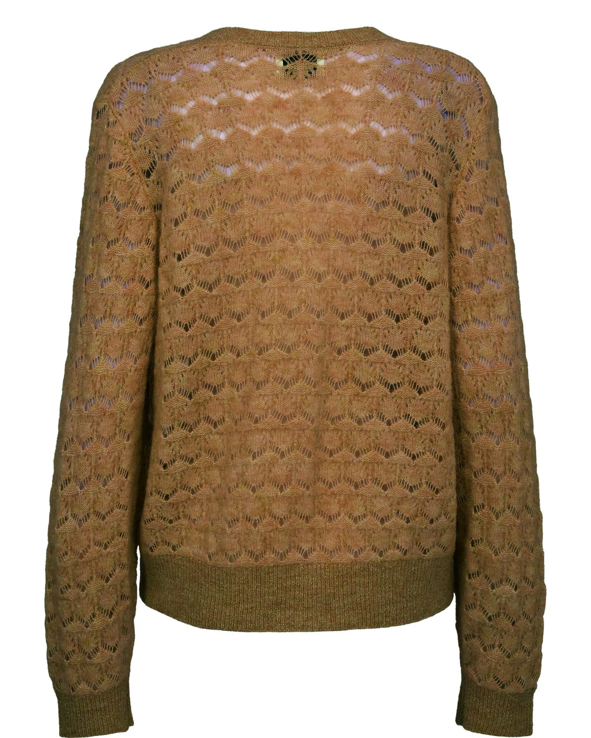 NURIETTA POINTELLE CARDIGAN  - Kangaroo - Image 2