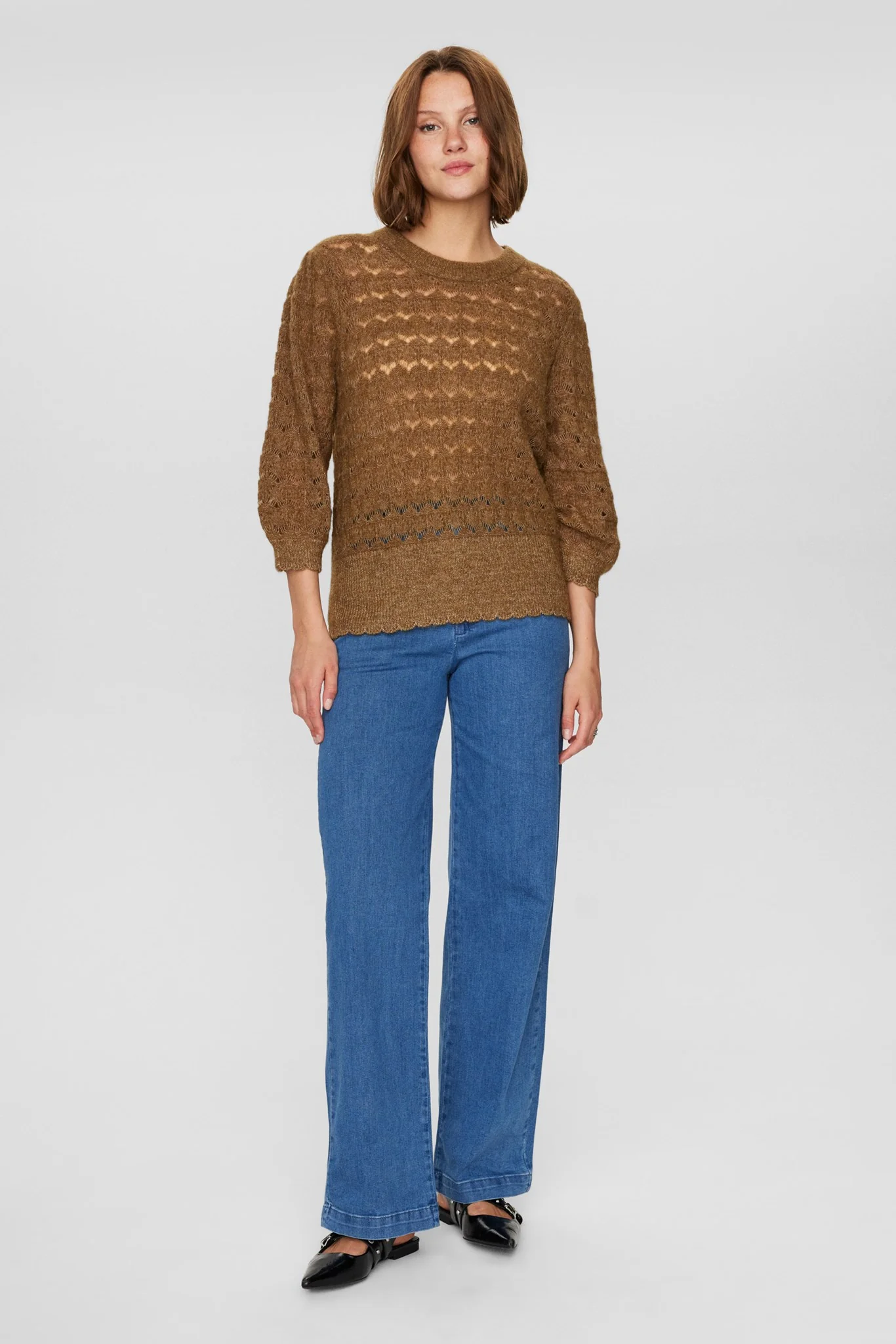 NURIETTA POINTELLE PULLOVER  - Kangaroo - Image 3