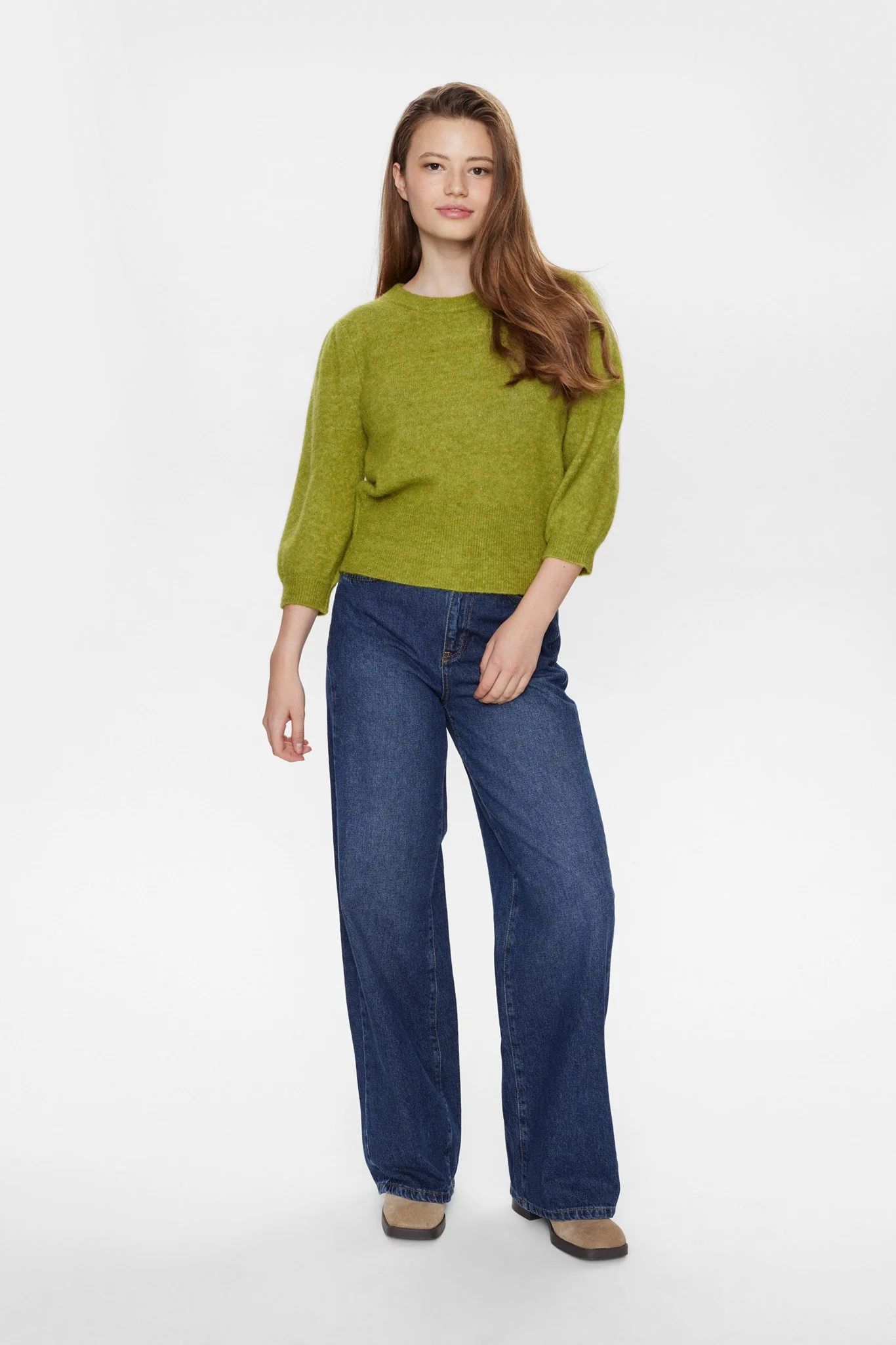 NURIETTA SS PULLOVER - Golden Cypress - Image 3