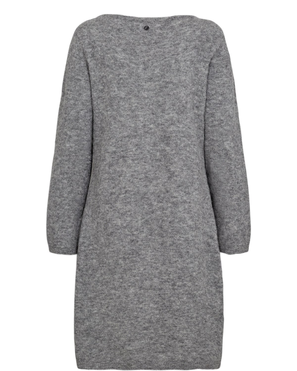 NURIETTE BOATNECK DRESS - Medium Grey mel - Image 7