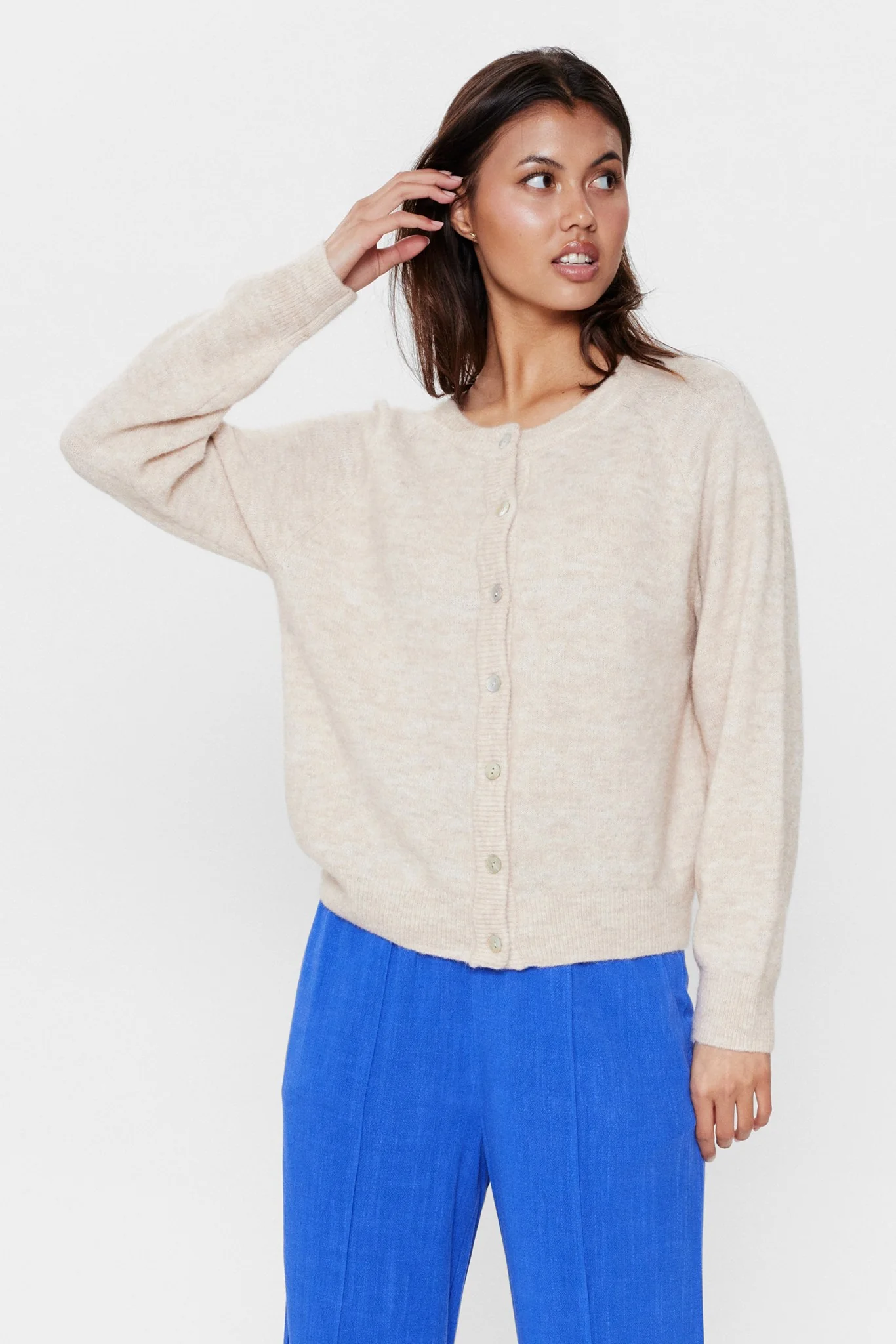 NURIETTE CARDIGAN - Oyster Gray