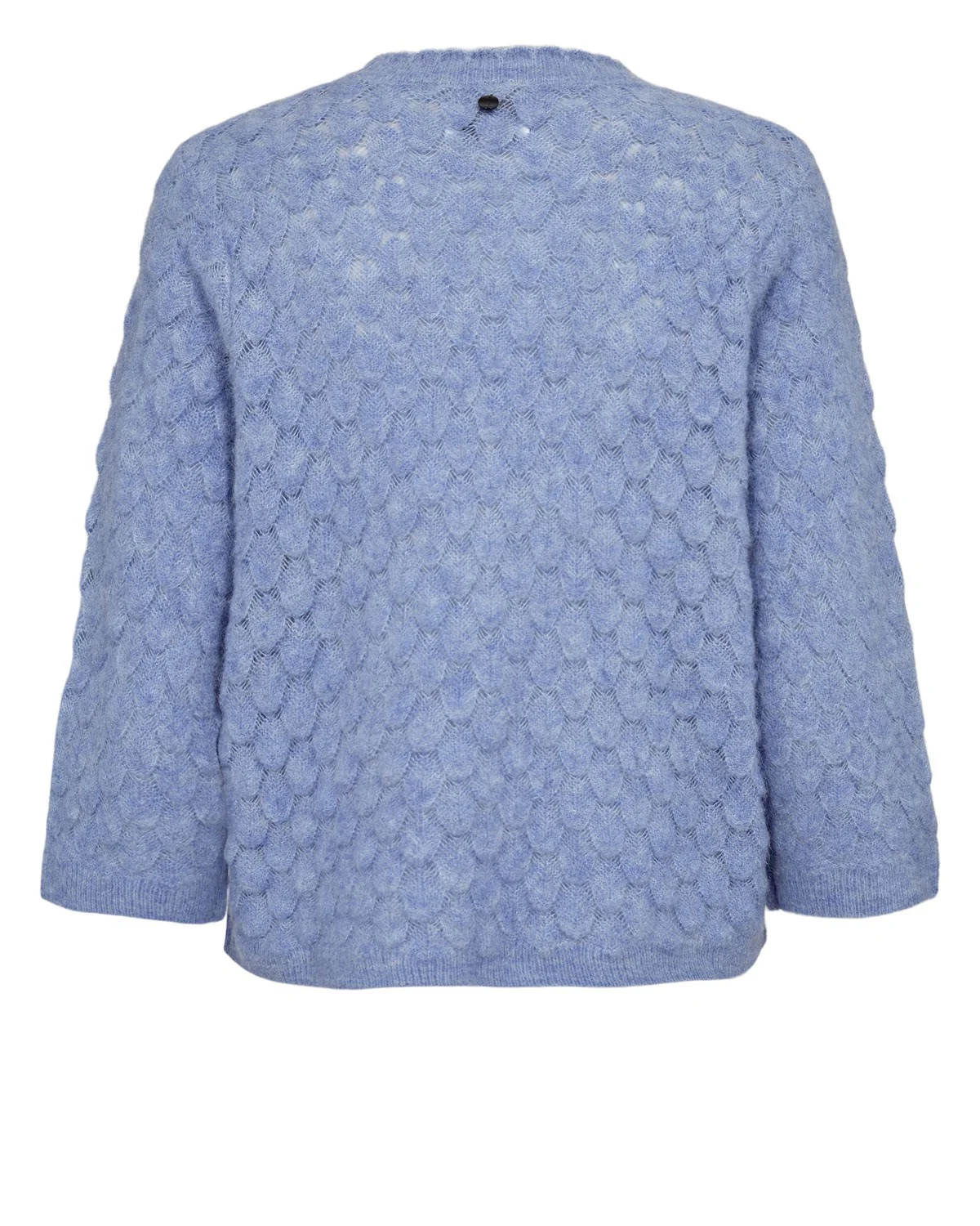 NURIETTE LEAF POINTELLE PULLOVER - Hydrangea - Image 7