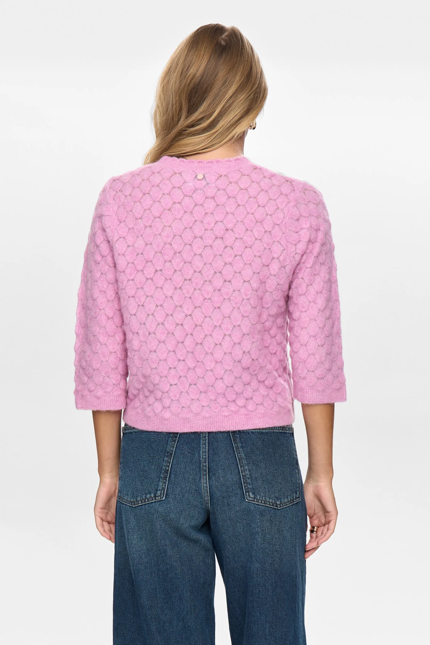 NURIETTE LEAF POINTELLE PULLOVER - LILAC SACHET - Image 2