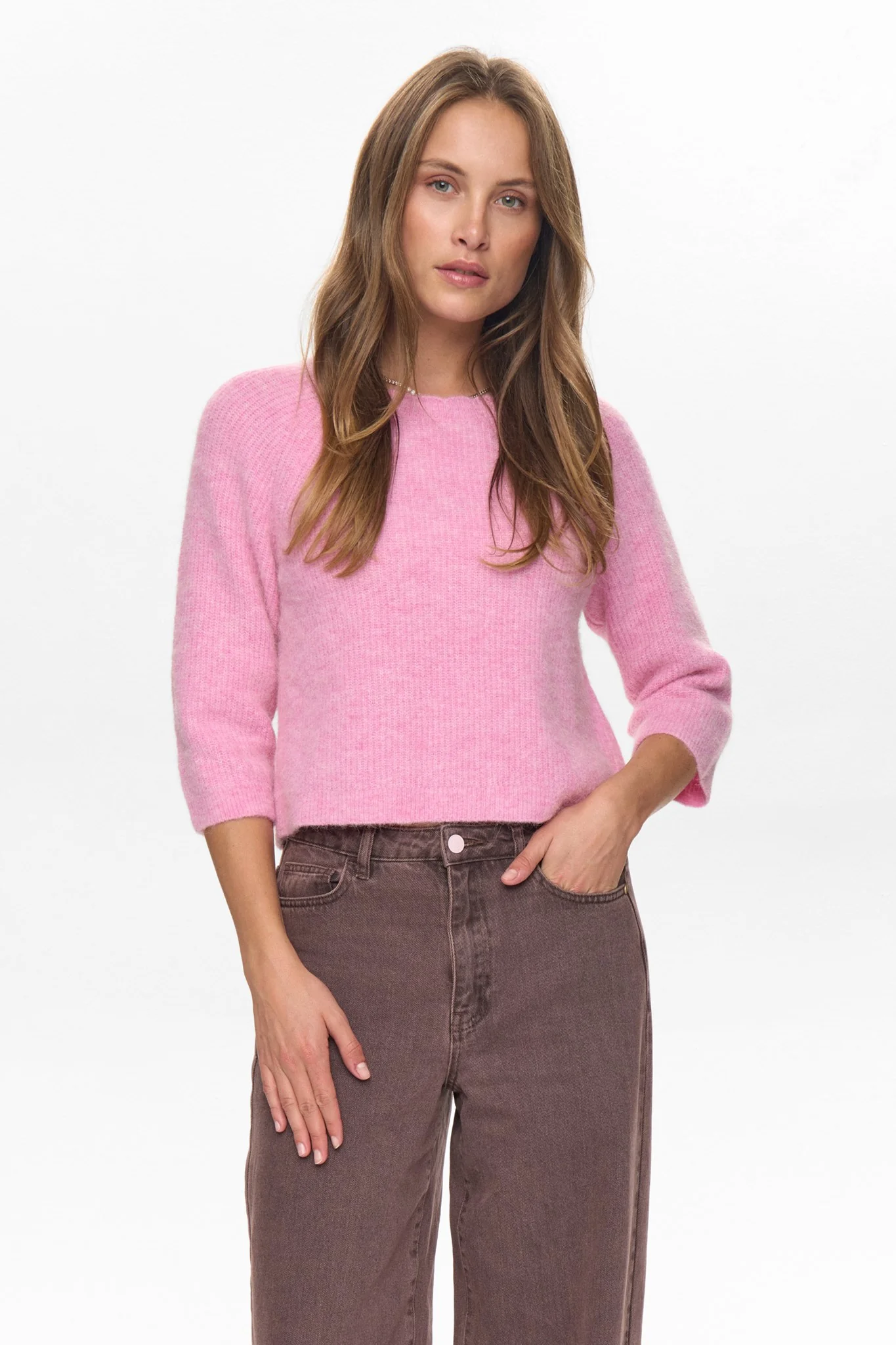 NURIETTE SELMA RIB PULLOVER  - LILAC SACHET