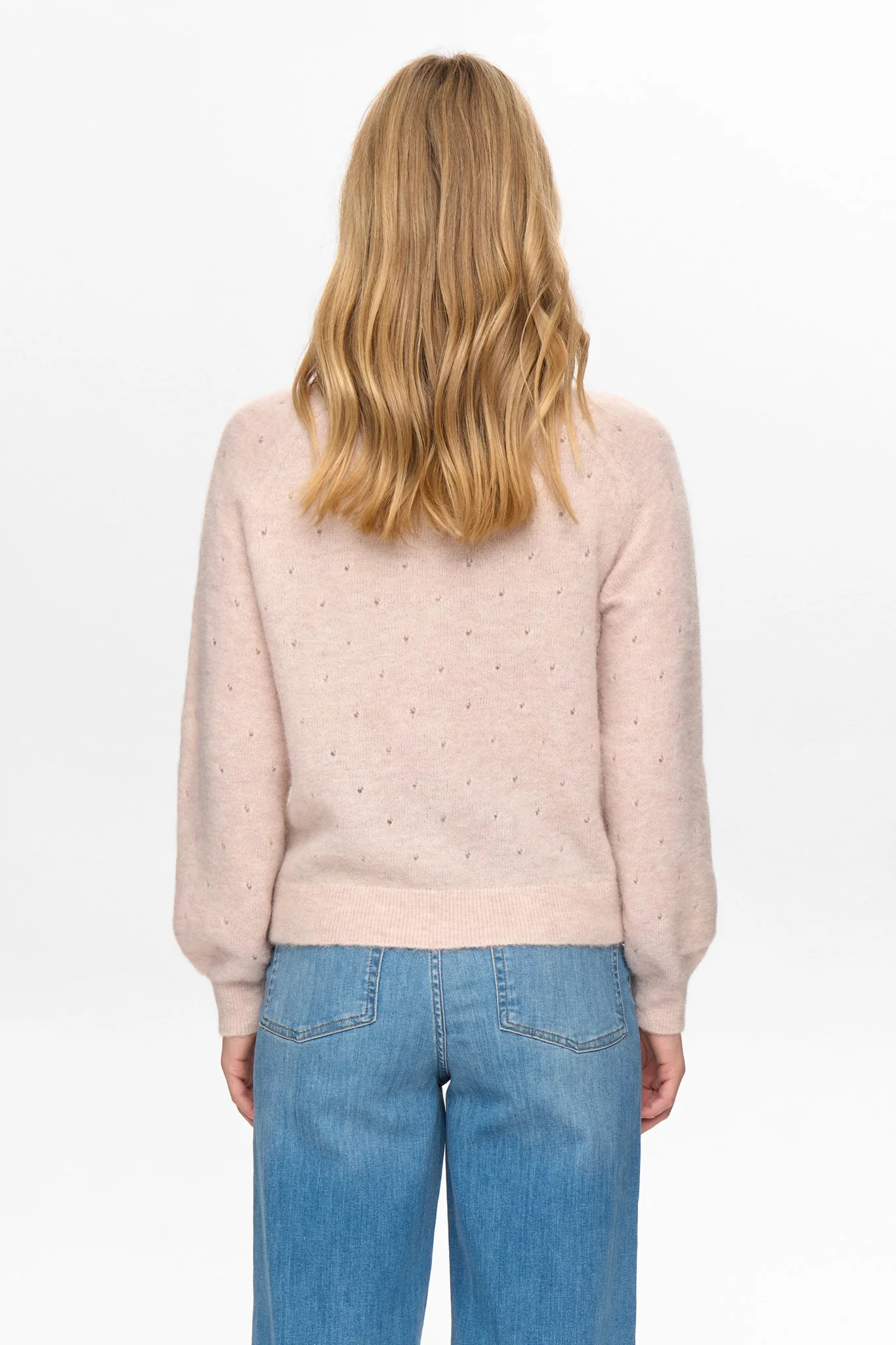 NURIETTO POINTELLE CARDIGAN  - Mushroom - Image 2