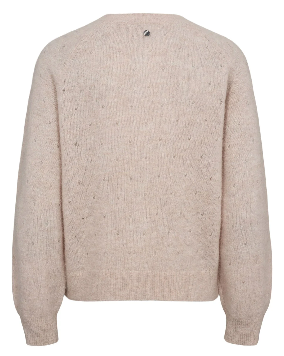 NURIETTO POINTELLE CARDIGAN  - Mushroom - Image 7