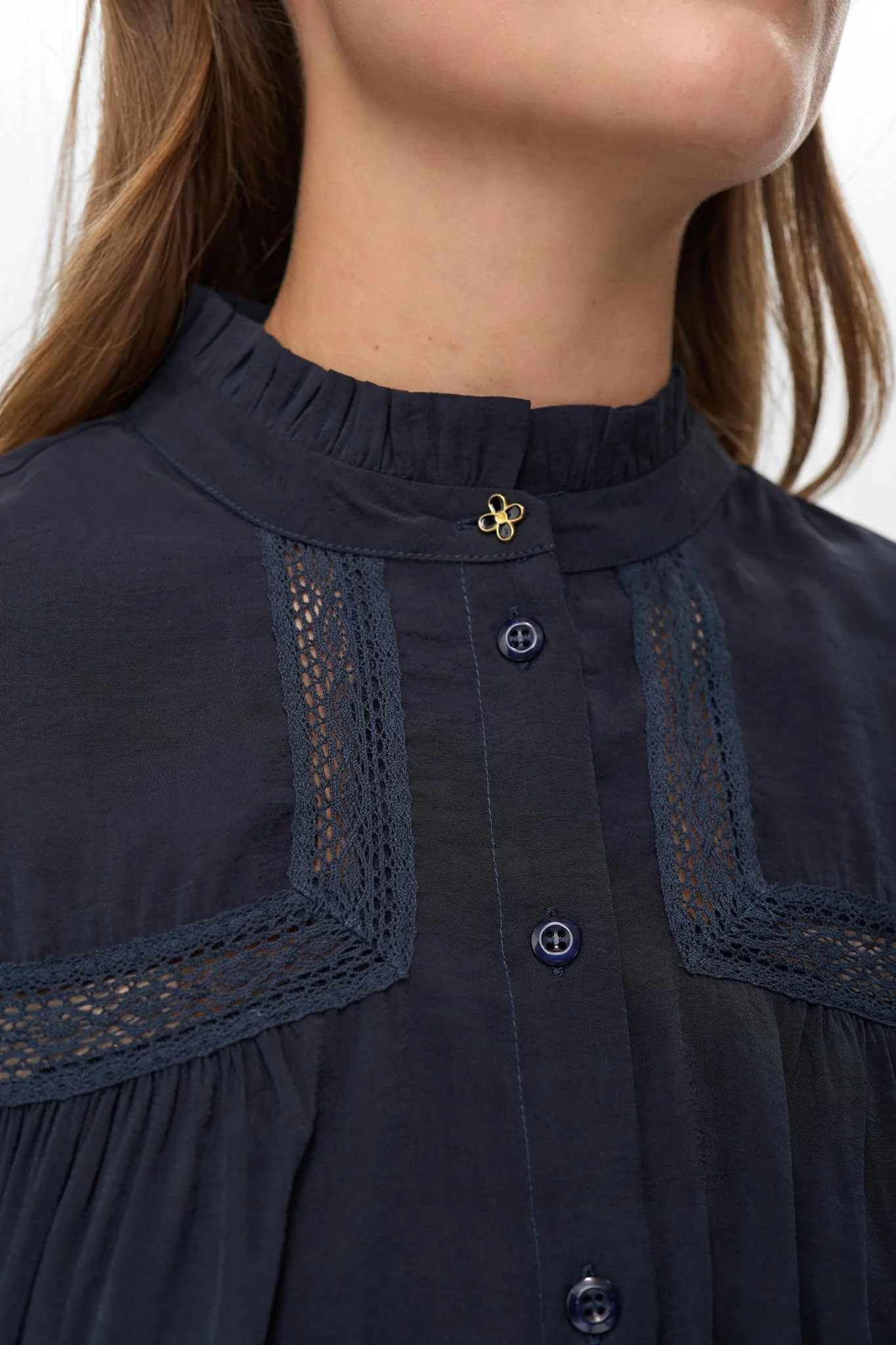 NURIKA SHIRT - Dark Sapphire - Image 4