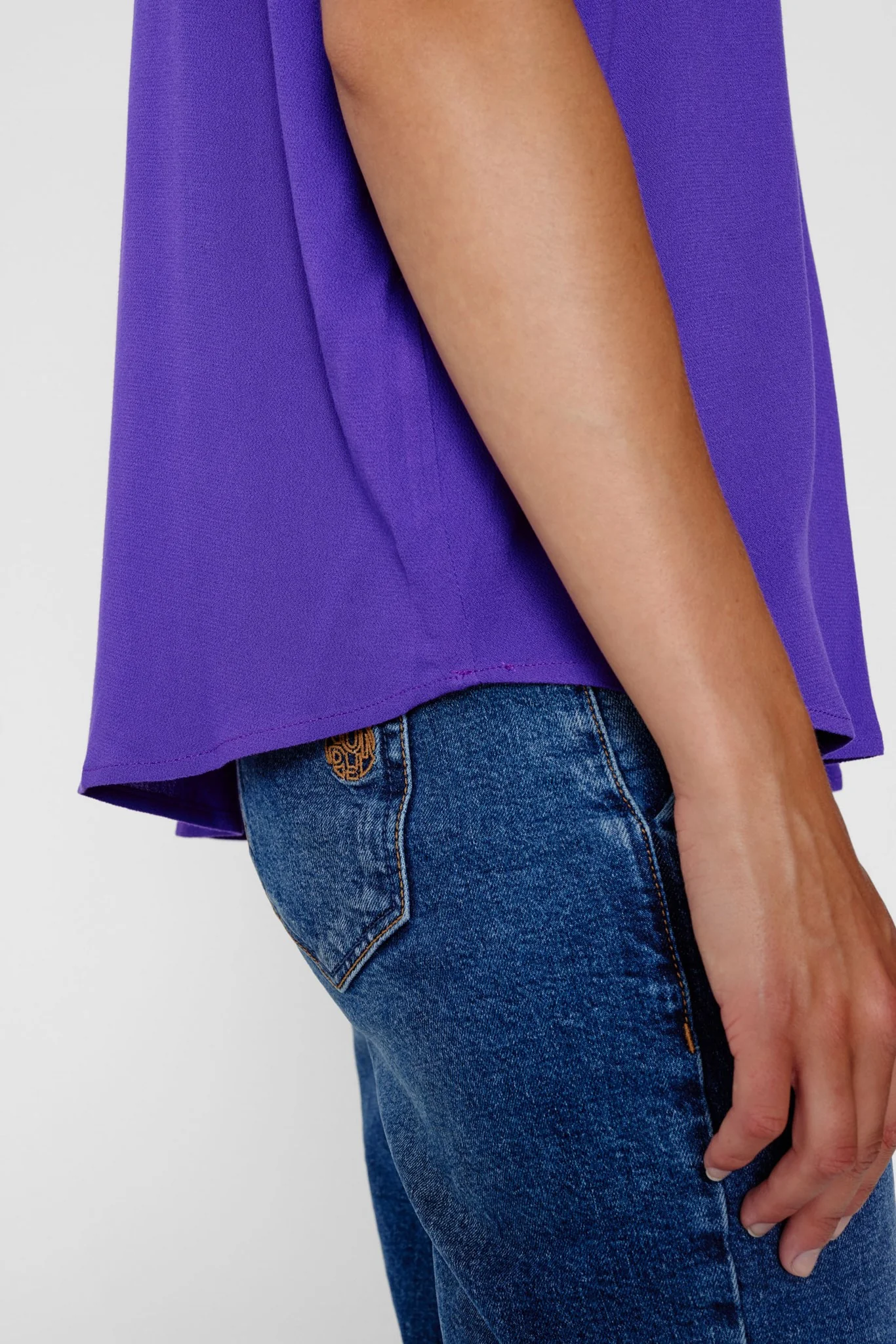 NURIKKA BLOUSE - Tillandsia Purple - Image 4
