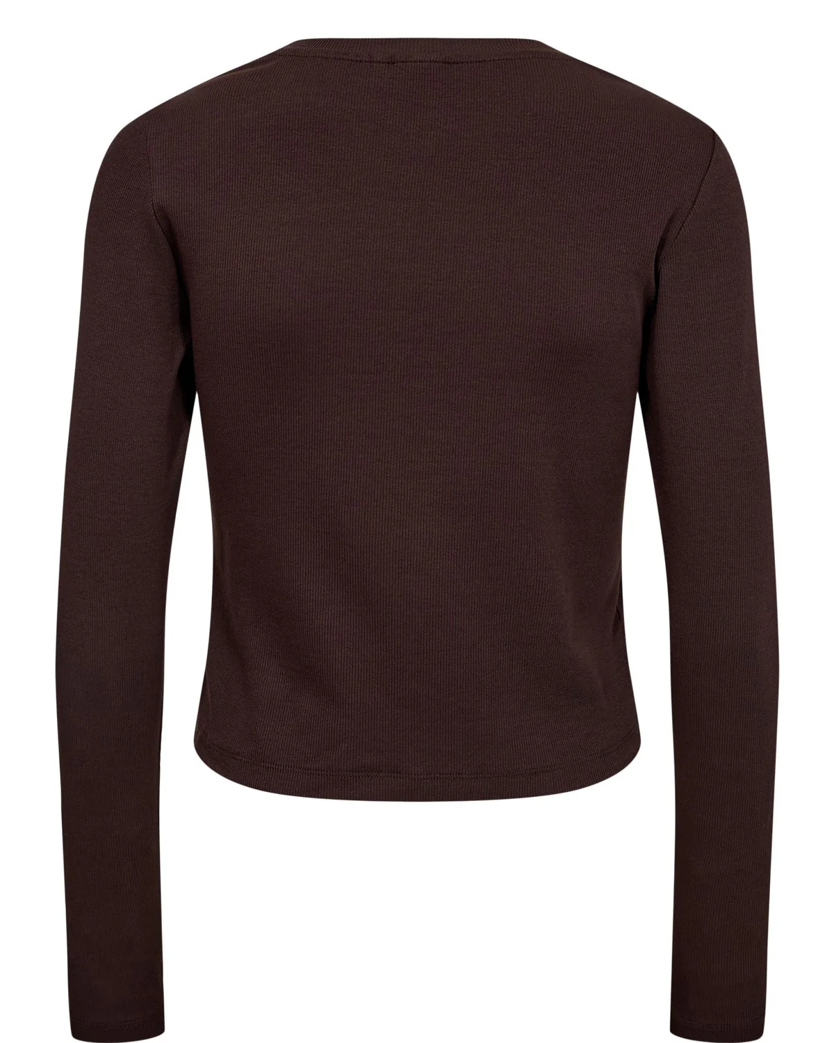 NURILEY LS CROPPED TEE - Black Coffee - Image 7